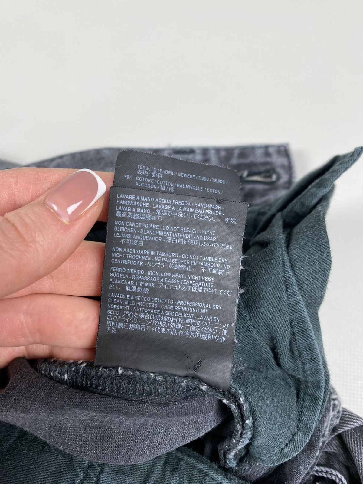 Balenciaga Balenciaga ladies distressed denim skinny biker jeans Size 28" / US 6 / IT 42 - 16 Thumbnail