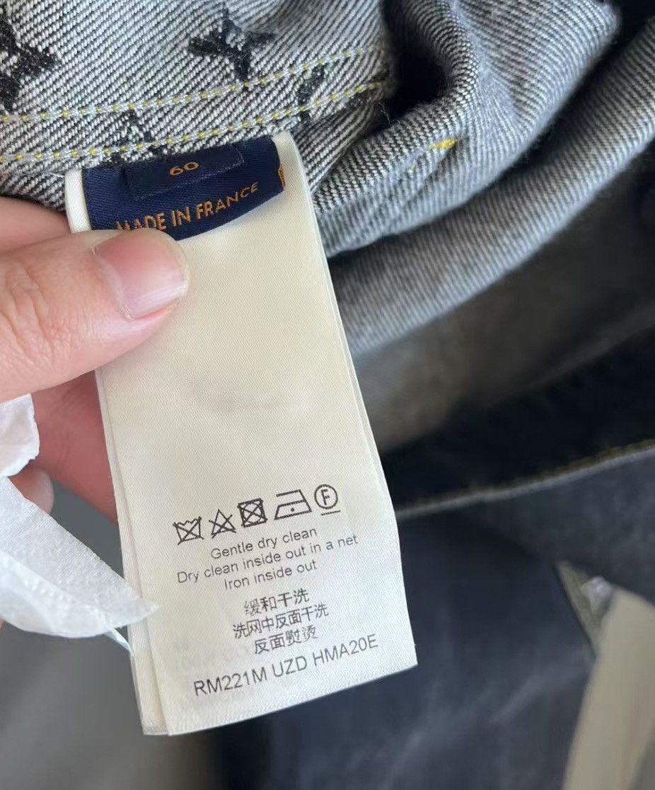 Louis Vuitton louis vuitton Black deconstructed patchwork denim j Size US XXL / EU 58 / 5 - 4 Thumbnail