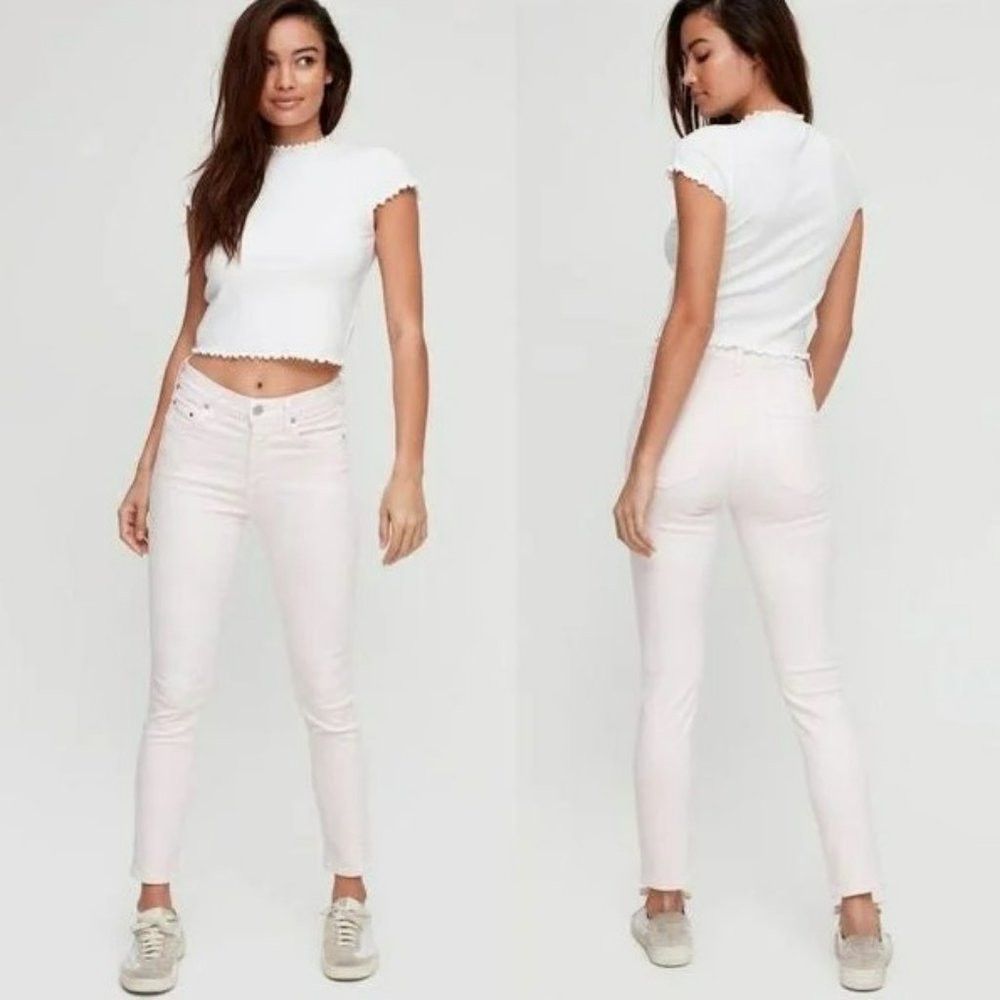 Citizens Of Humanity Citizens Of Humanity Rocket Crop High Rise Distressed Skinn Size 29" - 1 Thumbnail