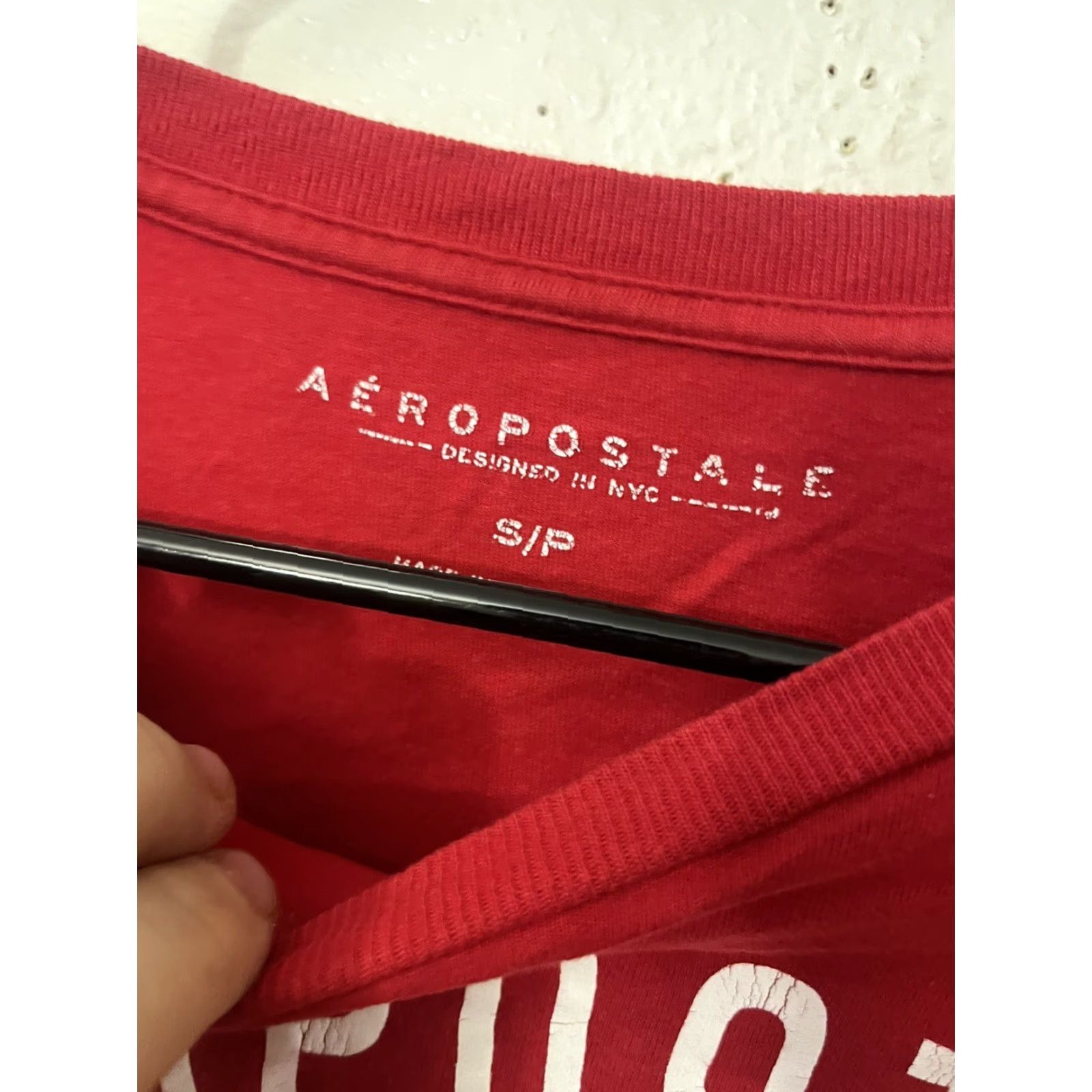 Vintage Aéropostale Shirt Size S Red Logo Mens Short Sleeve T-Shirt USA Mens Size US S / EU 44-46 / 1 - 4 Thumbnail