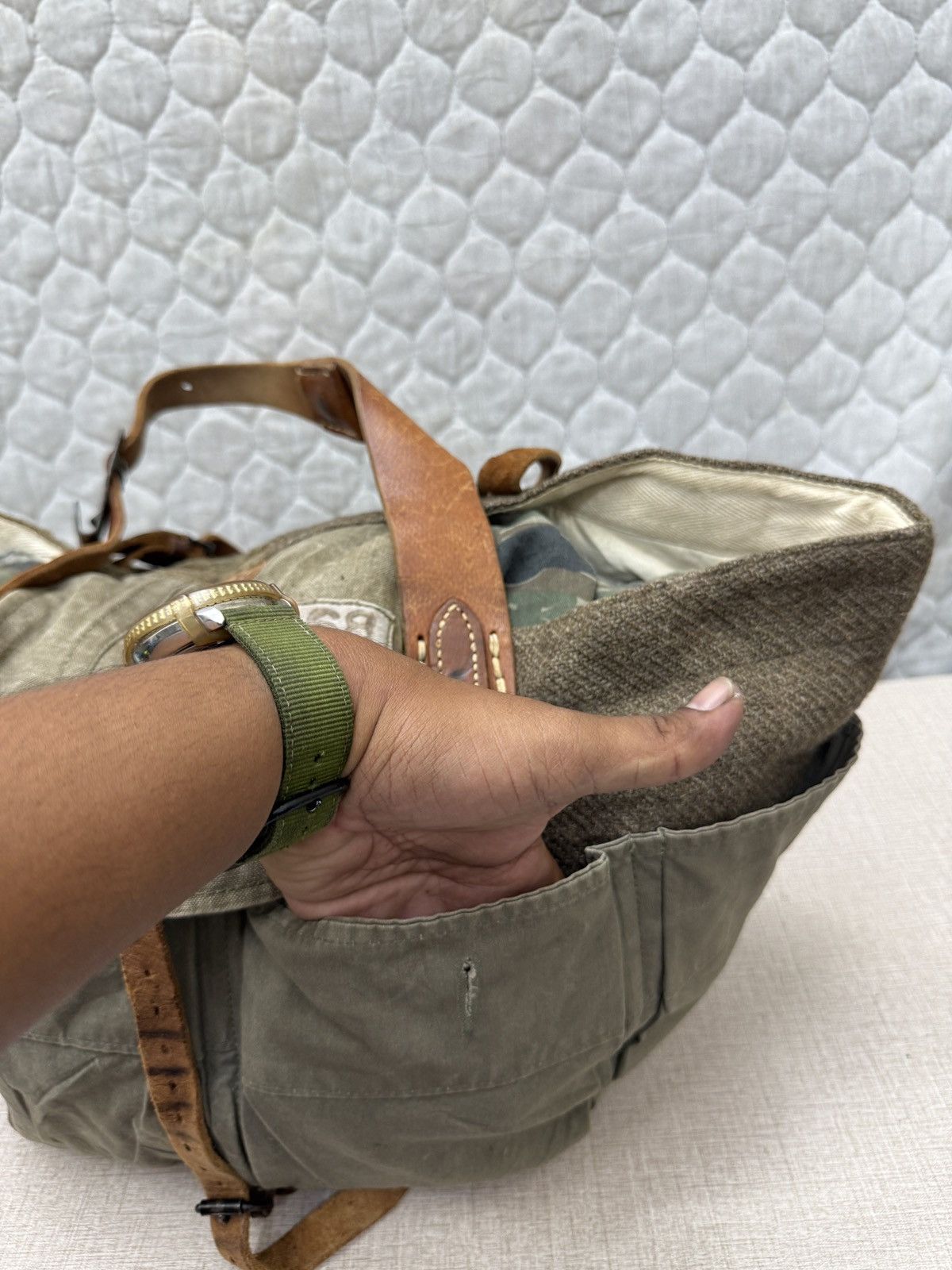 Japanese Brand 💥💥🔥STEALS ARTE POVERA MILITARY BAG Size ONE SIZE - 8 Thumbnail