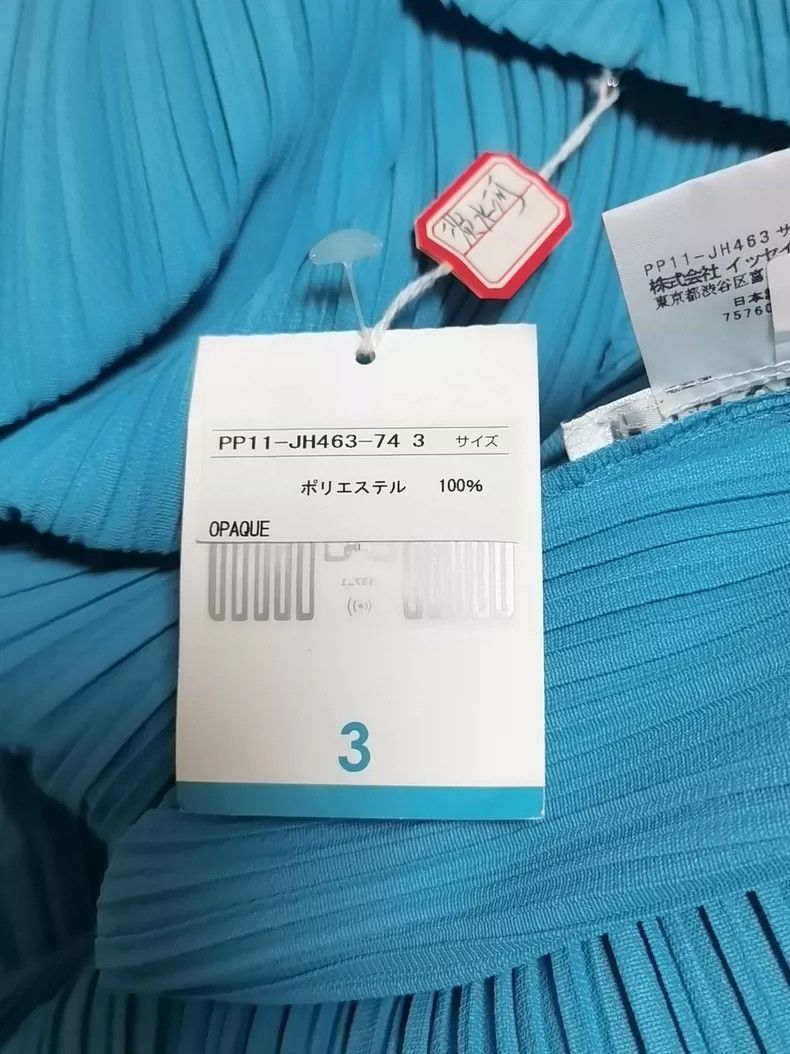 Issey Miyake Issey Miyake size:3 Blue pleated dress Size XS / US 0-2 / IT 36-38 - 4 Thumbnail