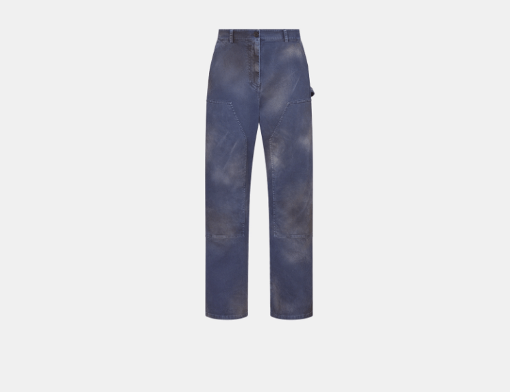 Dior o1w1db11225 427P56 Cargo Pant in Blue Size 30" / US 8 / IT 44 - 1 Thumbnail