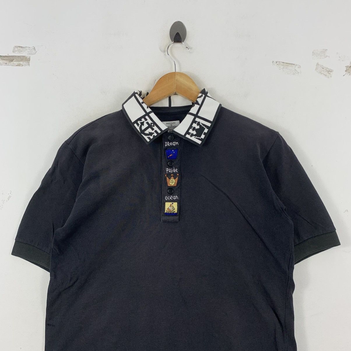 Jean Charles De Castelbajac JEAN CHARLES De CASTELBAJAC Sport Pop Art Collar Tshirt Size US M / EU 48-50 / 2 - 3 Thumbnail