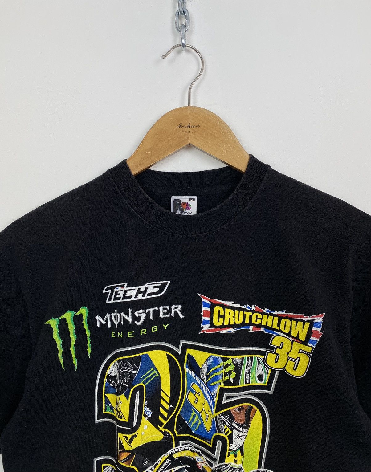 Vintage Crutchlow 35 Monster Energy Tech 3 Superbike T-Shirt Black Size US M / EU 48-50 / 2 - 2 Thumbnail