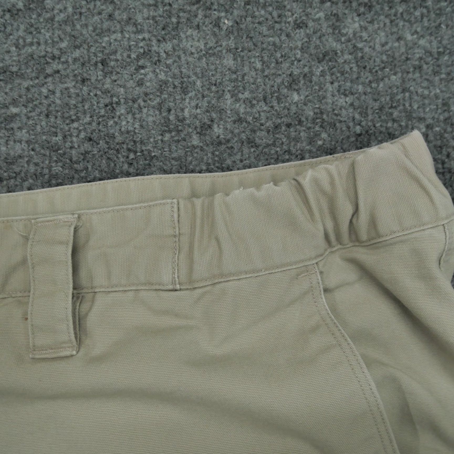Doublet Vert Cargo pants Mens 48 Medium Tan Khaki Double Knee Stretch Hemmed Cargo Pocket Inseam 31in Wide Leg Style Outdoor Casual Modern Mens Pants Jeans Size US 44 / EU 60 - 7 Thumbnail