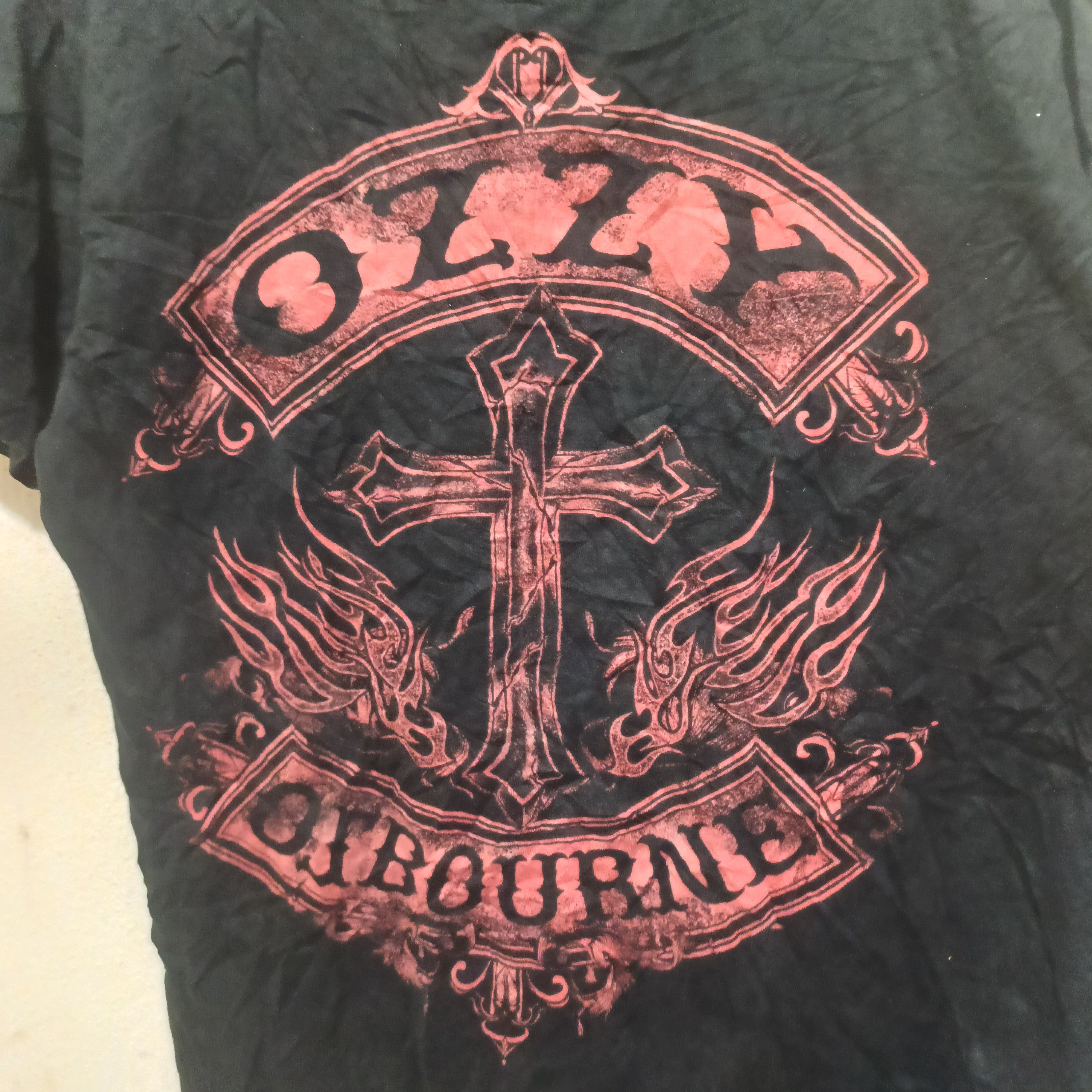 Ozzy Osbourne Ozzy Ozbourne Cross design Rock & Roll Rebel Size US L / EU 52-54 / 3 - 3 Thumbnail
