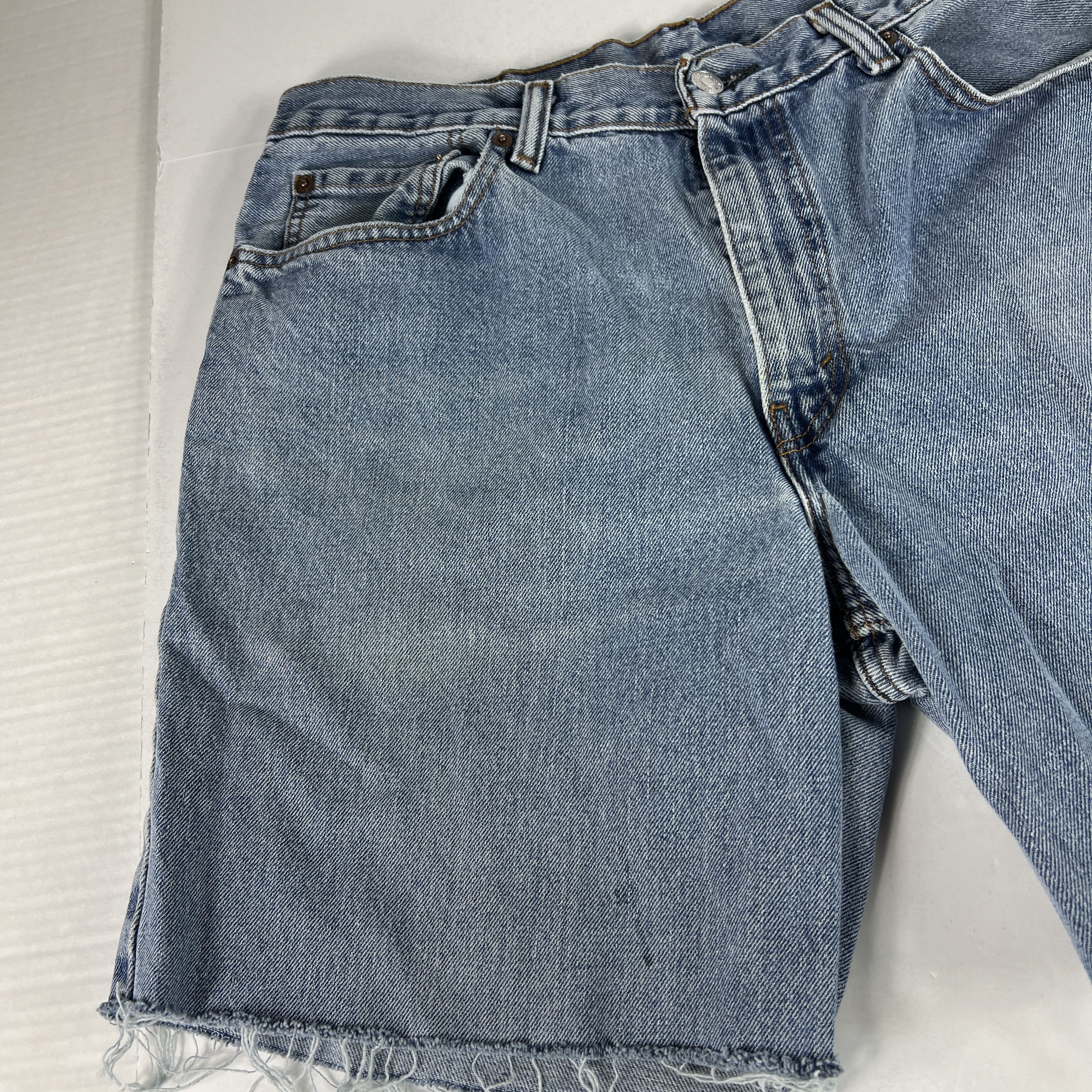 Levi's Levi's Jean Short 560 Loose Faded Cut Off Cotton Denim Jorts Size US 34 / EU 50 - 4 Thumbnail