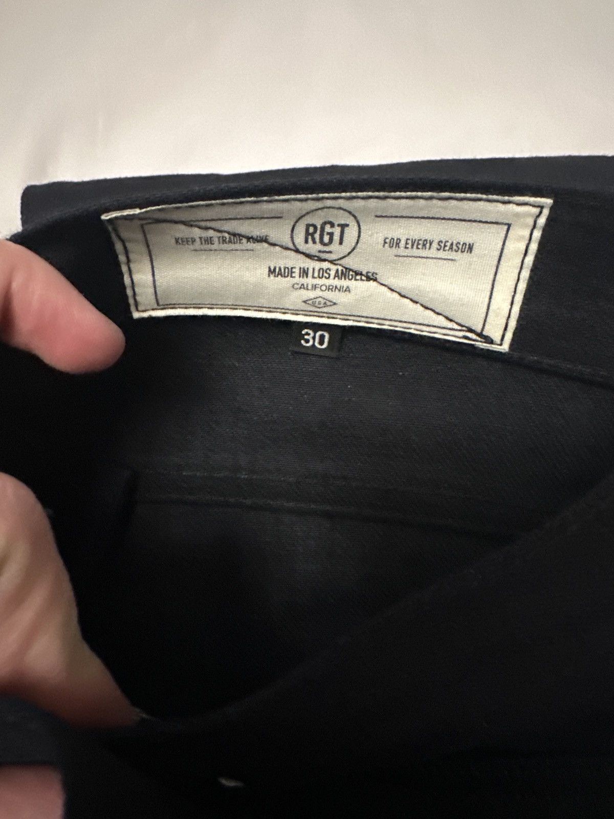 Rogue Territory Rogue Territory SK Indigo X Black 13oz 30W Size US 30 / EU 46 - 4 Thumbnail