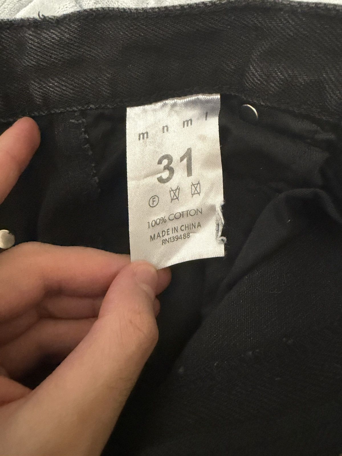 MNML MNML B118 Work Flare Denim Double Knee Carpenter Size US 31 - 3 Thumbnail