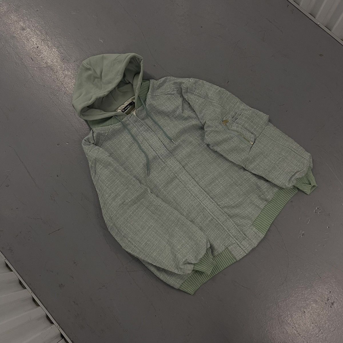 Cleioner Seafoam oversized Tweed bomber Special Size US S / EU 44-46 / 1 - 2 Thumbnail
