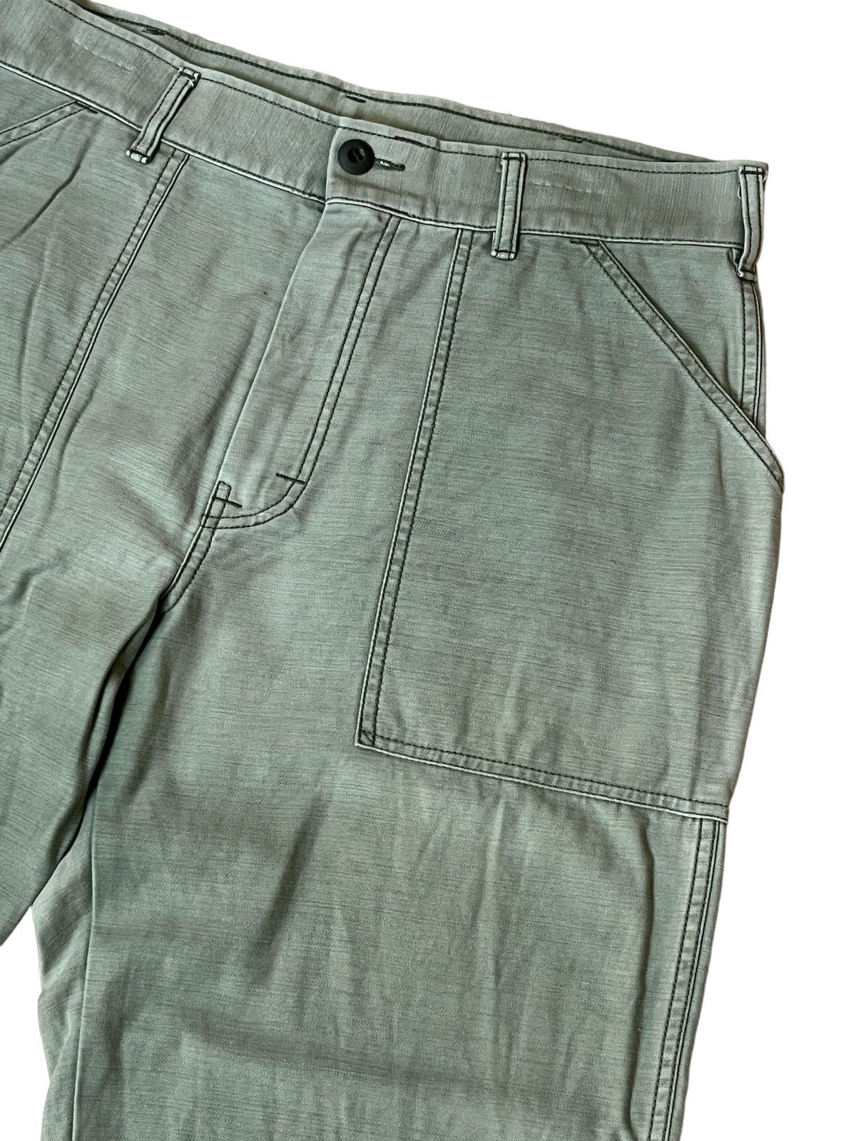 Toyo Enterprises VINTAGE GUNG HO USA MILITARY FATIGUE BAKER FADED PANTS Size US 35 - 4 Thumbnail