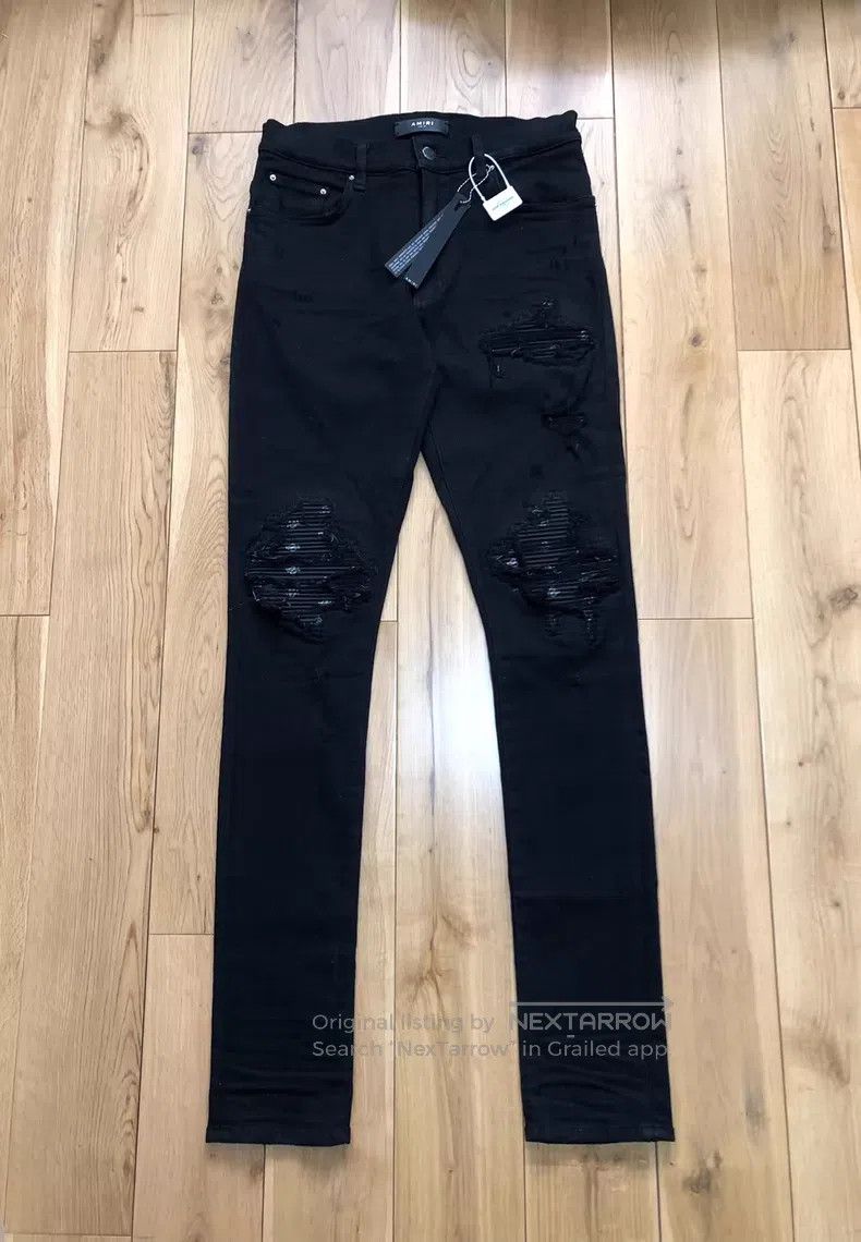 Amiri Amiri Size 30 Cashew flowers, patchwork, jeans Size US 30 / EU 46 - 1 Thumbnail