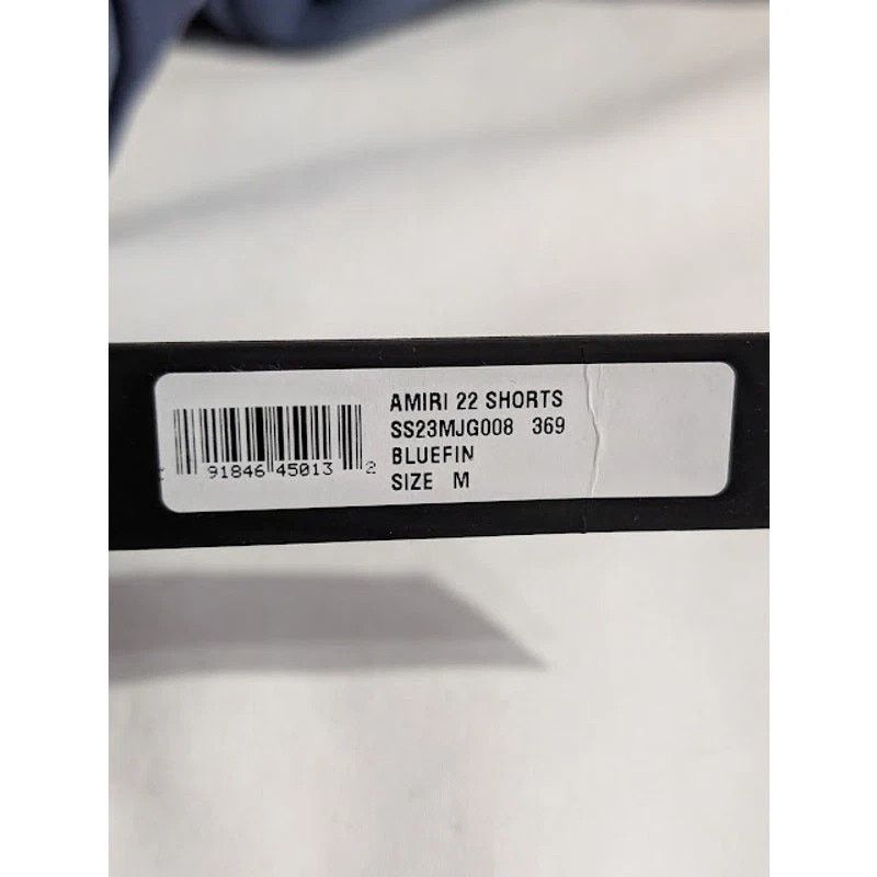 Amiri o1rshd1 Q:5 / 22 Shorts in Bluefin Size US 32 / EU 48 - 18 Thumbnail