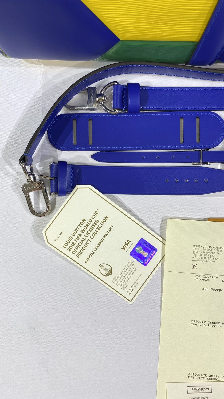 Louis Vuitton × NBA Louis Vuitton X FIFA World Cup Brazil 1 of 1 Duffel Keepall Size ONE SIZE - 16 Thumbnail