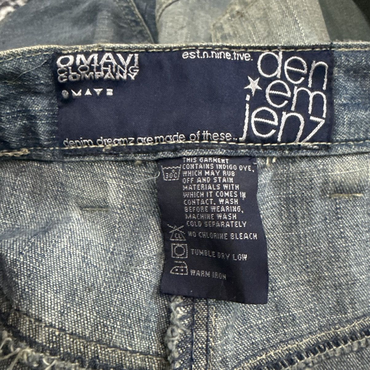 JNCO Y2K Vintage Den Em Jenz Crazy Paneled Baggy Jeans Size US 36 / EU 52 - 22 Thumbnail