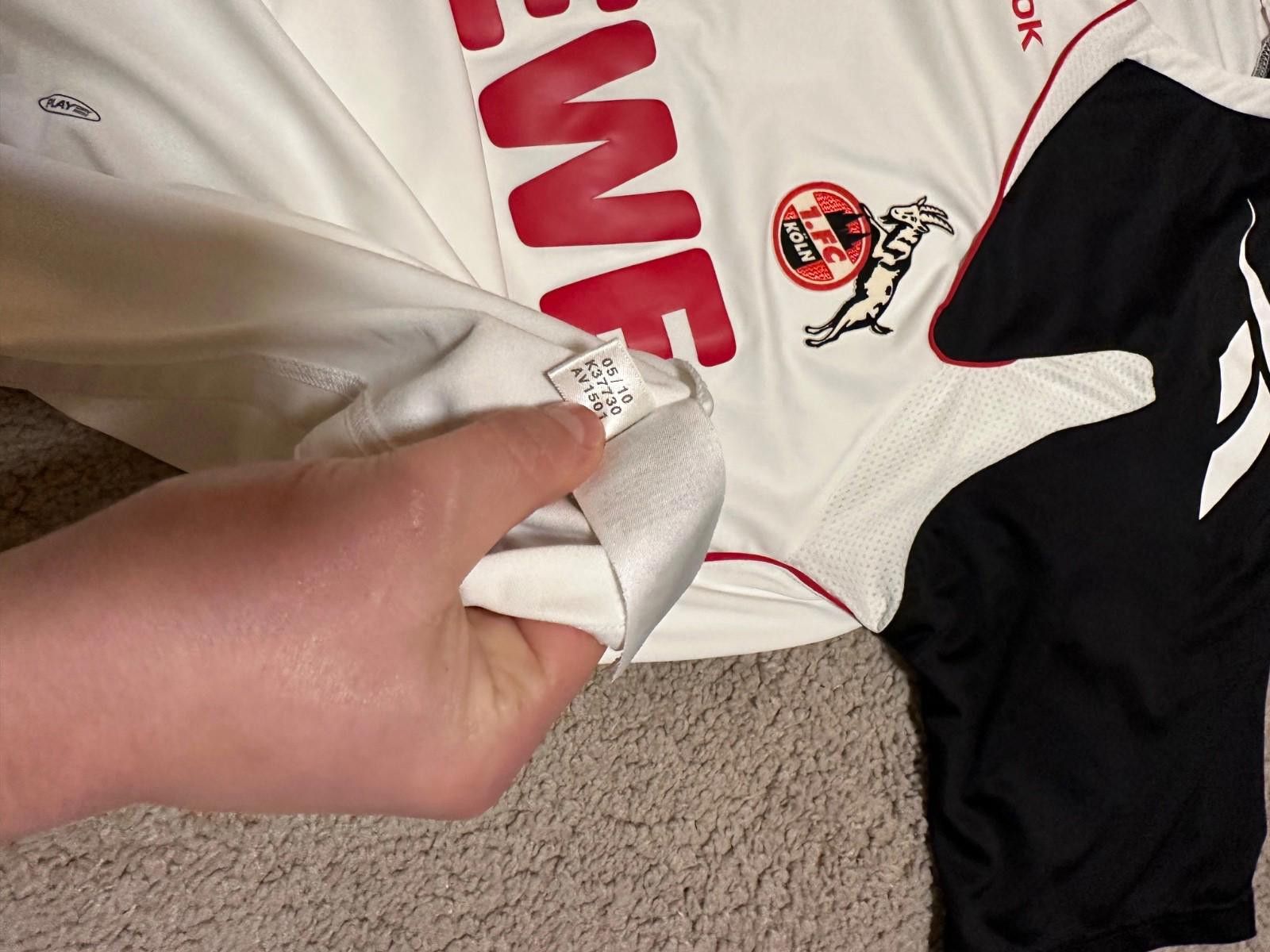 Reebok KOLN 2011 2012 HOME SHIRT FOOTBALL SOCCER JERSEY REEBOK Size US L / EU 52-54 / 3 - 6 Thumbnail