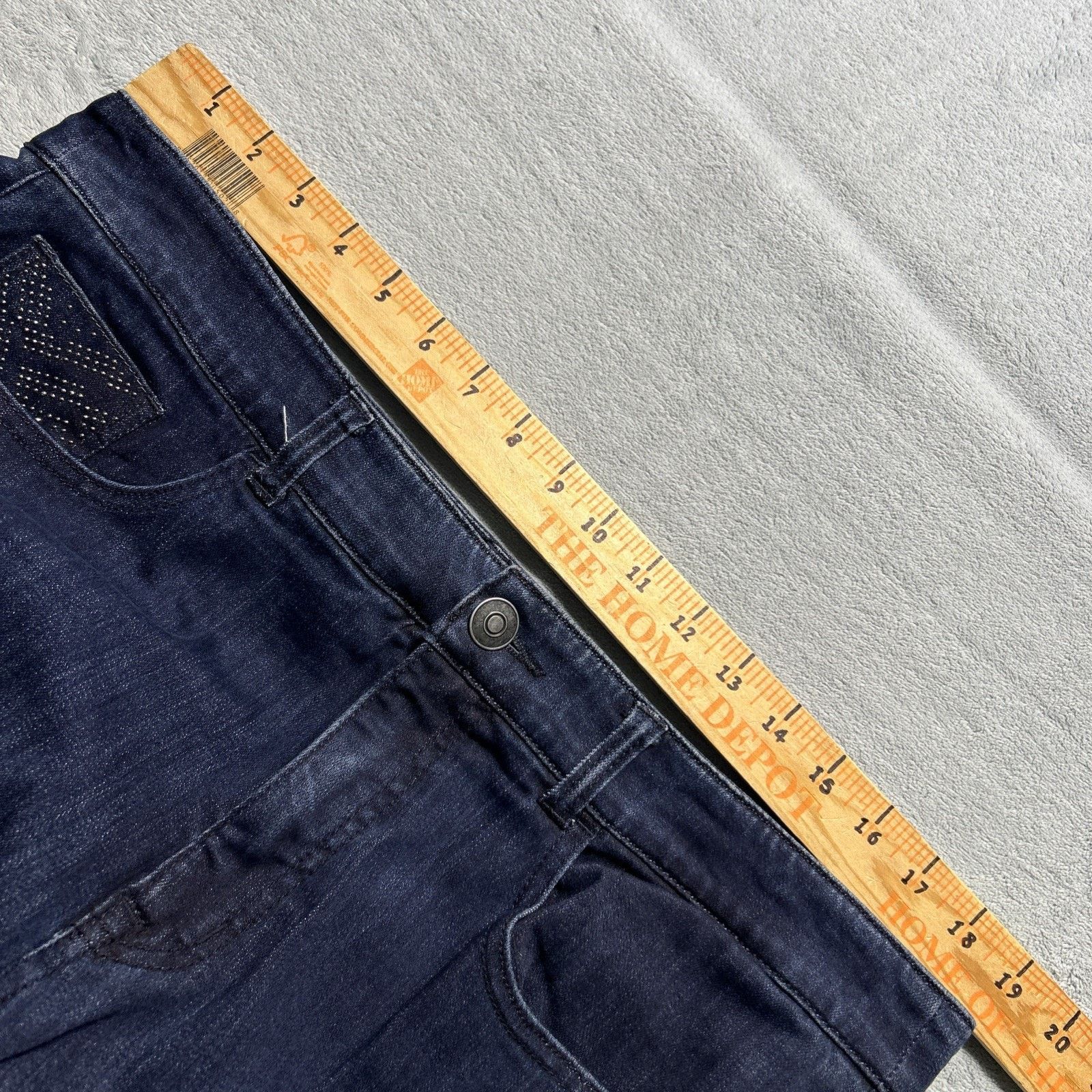 Miss Me 2000s Beyond Baggy Jeans Womens 14 38x28 Rhinestone Hamilton Size 36" / US 14 / IT 50 - 13 Thumbnail