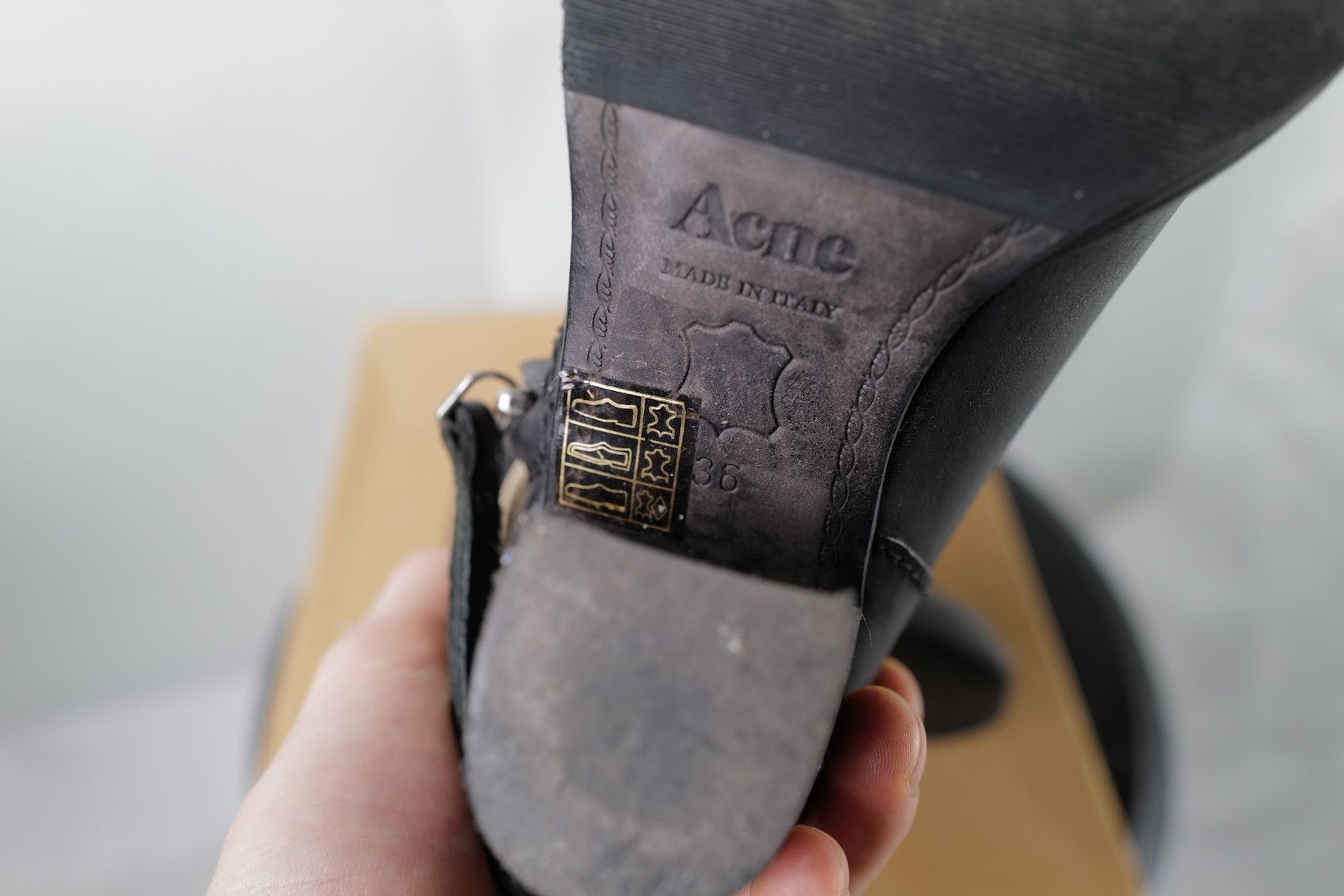 Acne Studios Acne Studios Black Leather Boots Size US 6 / IT 36 - 22 Thumbnail