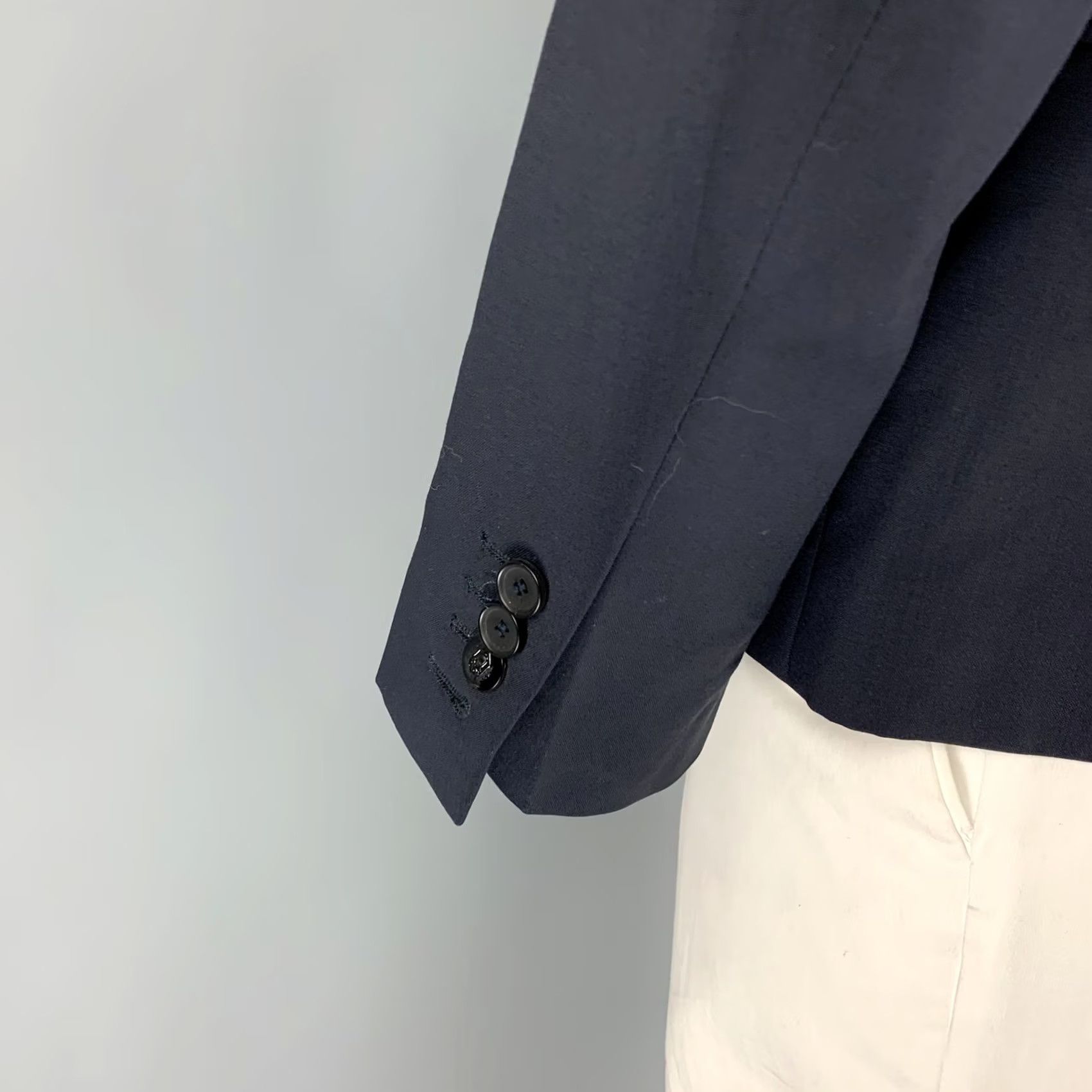 The Kooples THE KOOPLES Sport Coat Navy Wool Notch Lapel 44 Mens Regular Chest 44 XXL? Size US S / EU 44-46 / 1 - 4 Thumbnail