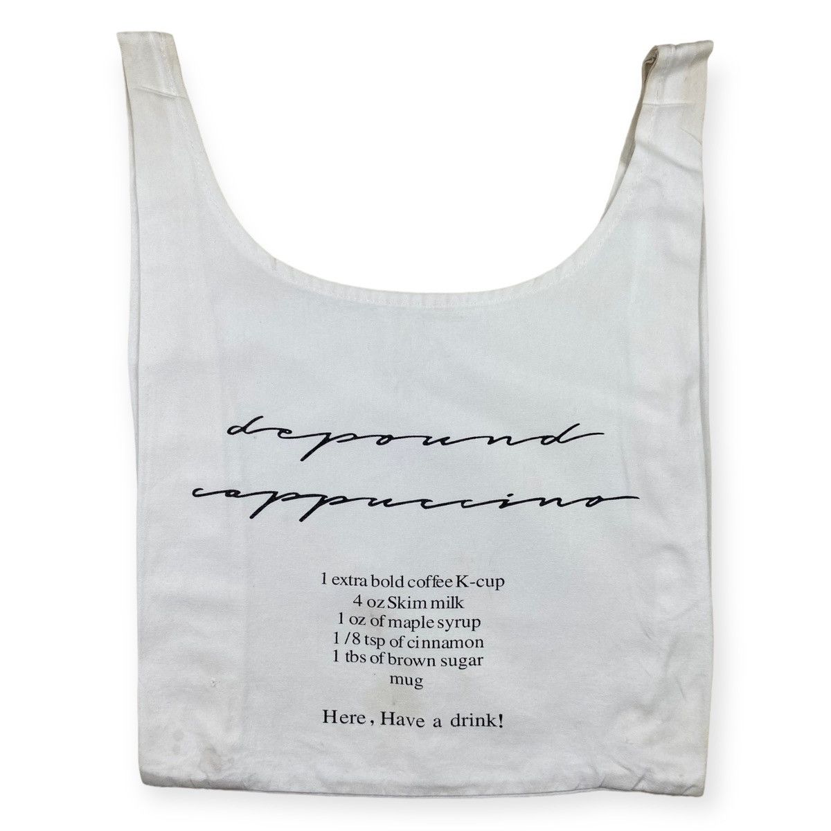 Japanese Brand Depond coppuccino Totebag B059 Size ONE SIZE - 1 Thumbnail