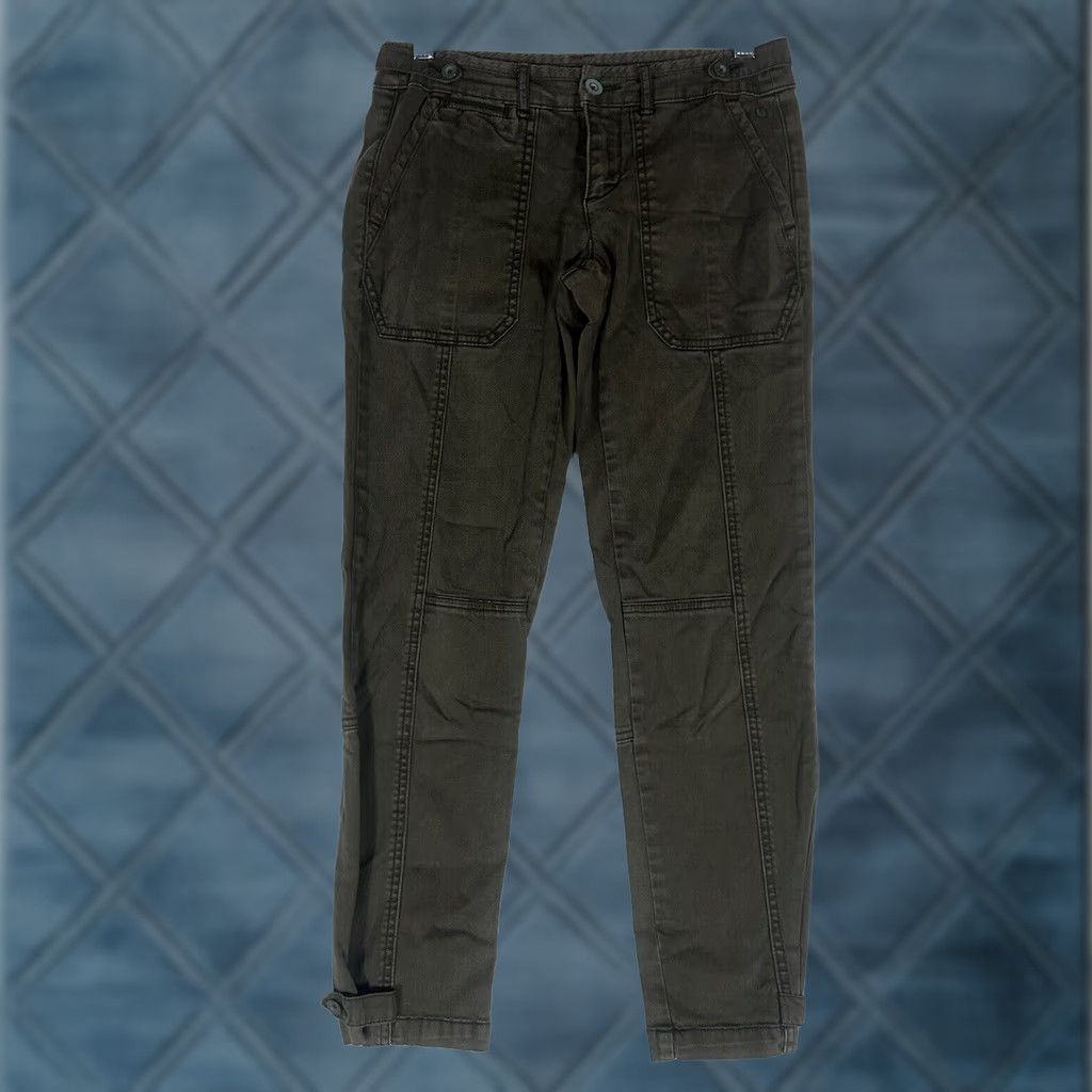 Anthropologie Anthropologie Pilcro And The Letterpres Ankle Pants Womens 26 Green Hyphen Fit Pants Regular Skinny Inseam 28 in Pockets Stretch Size 26" / US 2 / IT 38 - 1 Thumbnail