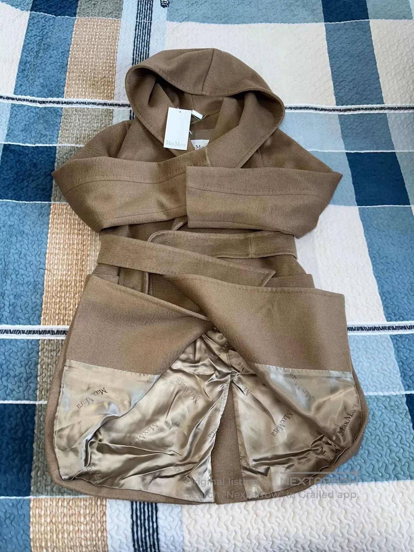 Other MaxMara Rialto Camel Hooded Coat. Size US S / EU 44-46 / 1 - 4 Thumbnail