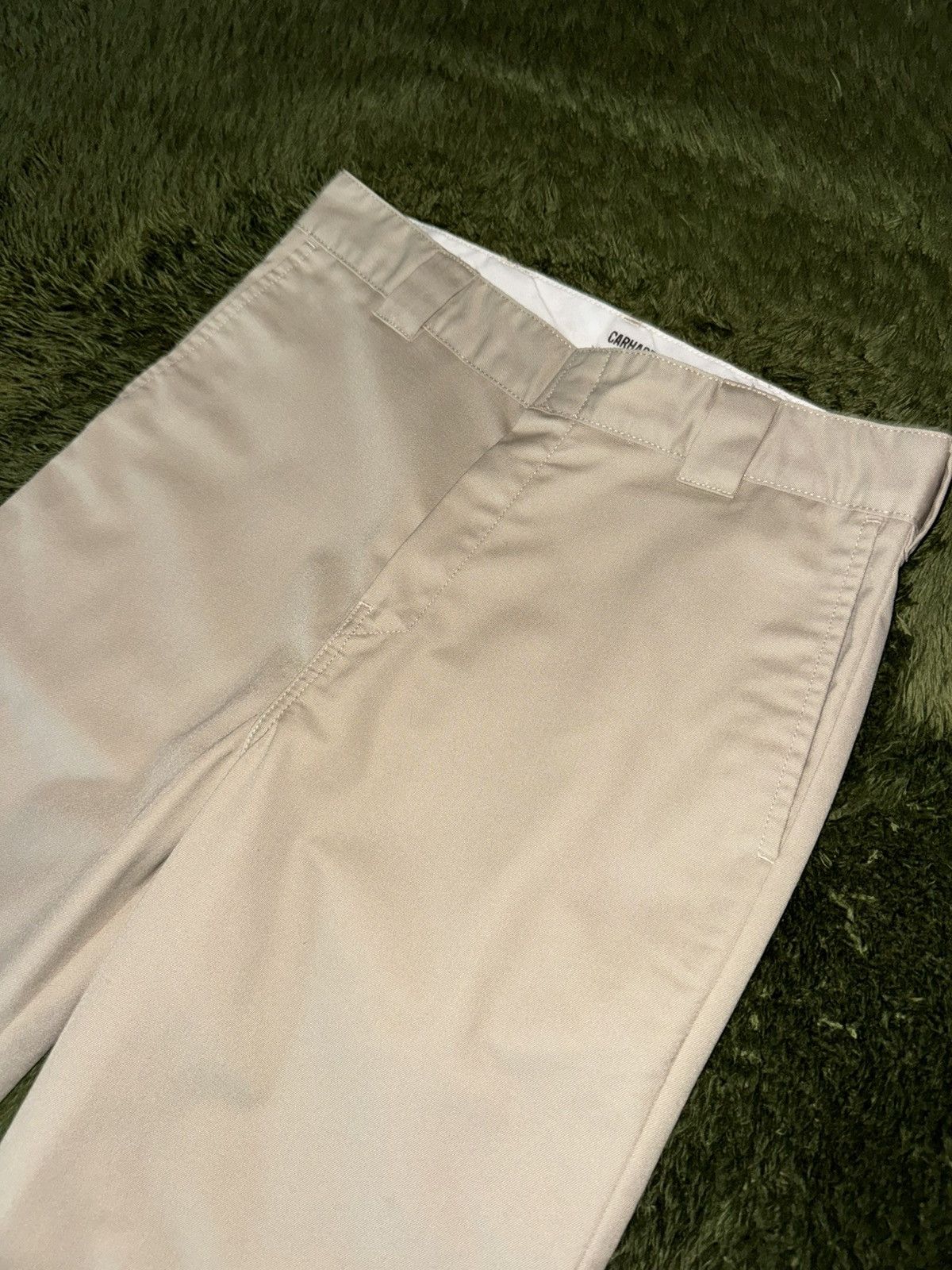 Carhartt Wip [29] Carhartt WIP Crafter Pocket Work Chino Pants Beige Size US 29 - 2 Thumbnail