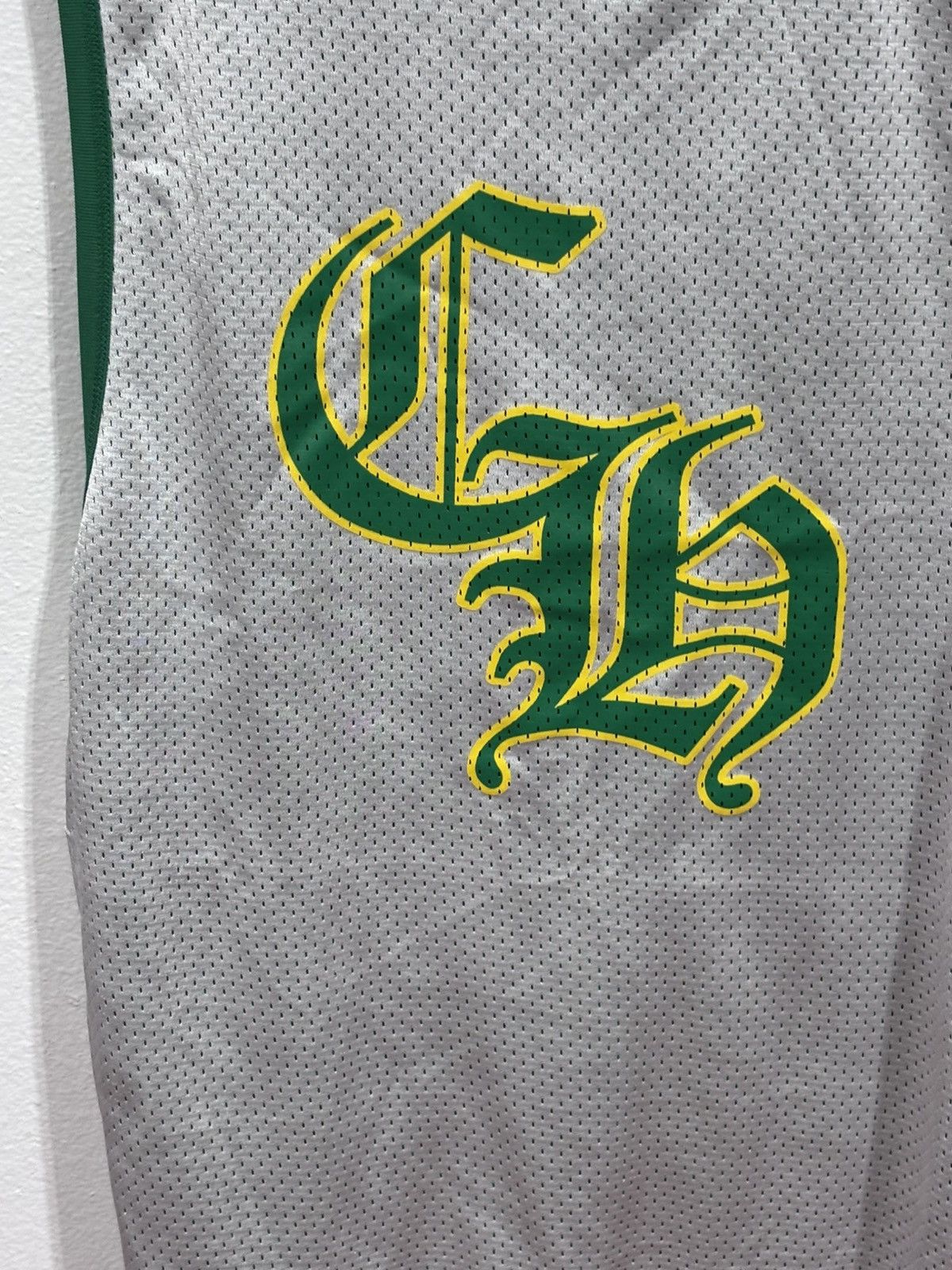 Chrome Hearts Chrome Hearts Basketball Mesh Jersey Green/Yellow Size US M / EU 48-50 / 2 - 10 Thumbnail