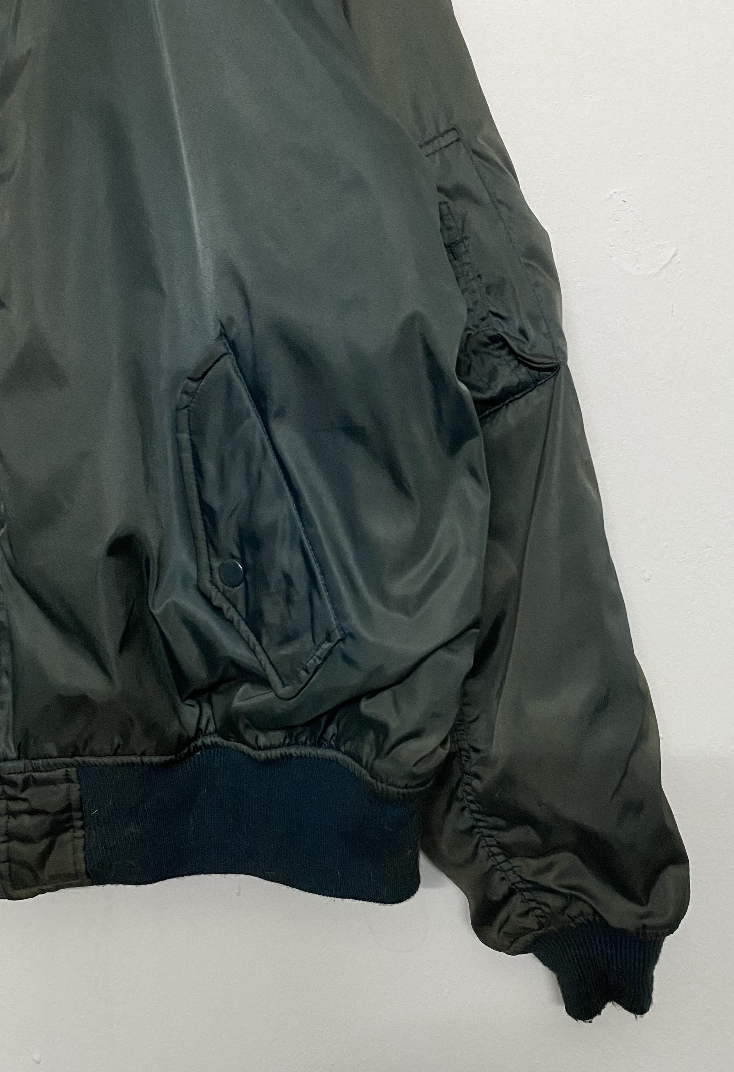 Vintage Vintage Military Bomber Jacket MA-1 Flyer’s LL Olive Green Size US L / EU 52-54 / 3 - 7 Thumbnail