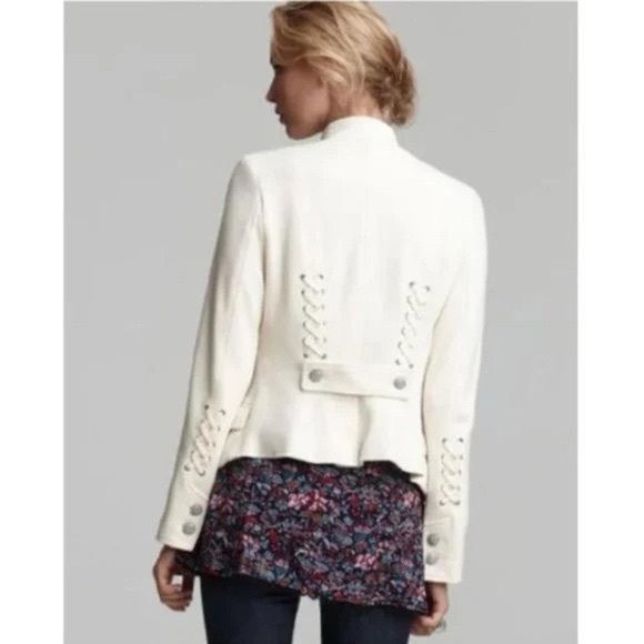 Free People VTG Free People Military Corset Lace Up Jacket | Indie Sleaz Size XS / US 0-2 / IT 36-38 - 3 Thumbnail