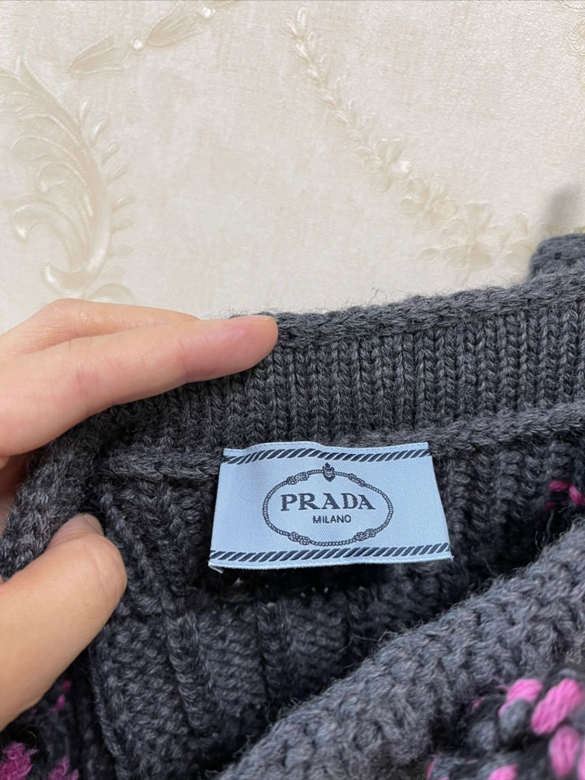 Prada PRADA KNITTED MINI SKIRT Size 27" / US 4 / IT 40 - 2 Thumbnail