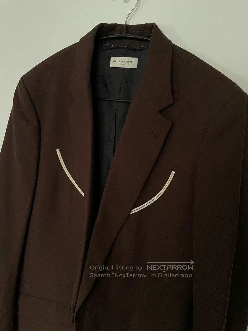 Dries Van Noten Dries Van Noten Brown Blazer L. Size US L / EU 52-54 / 3 - 2 Thumbnail