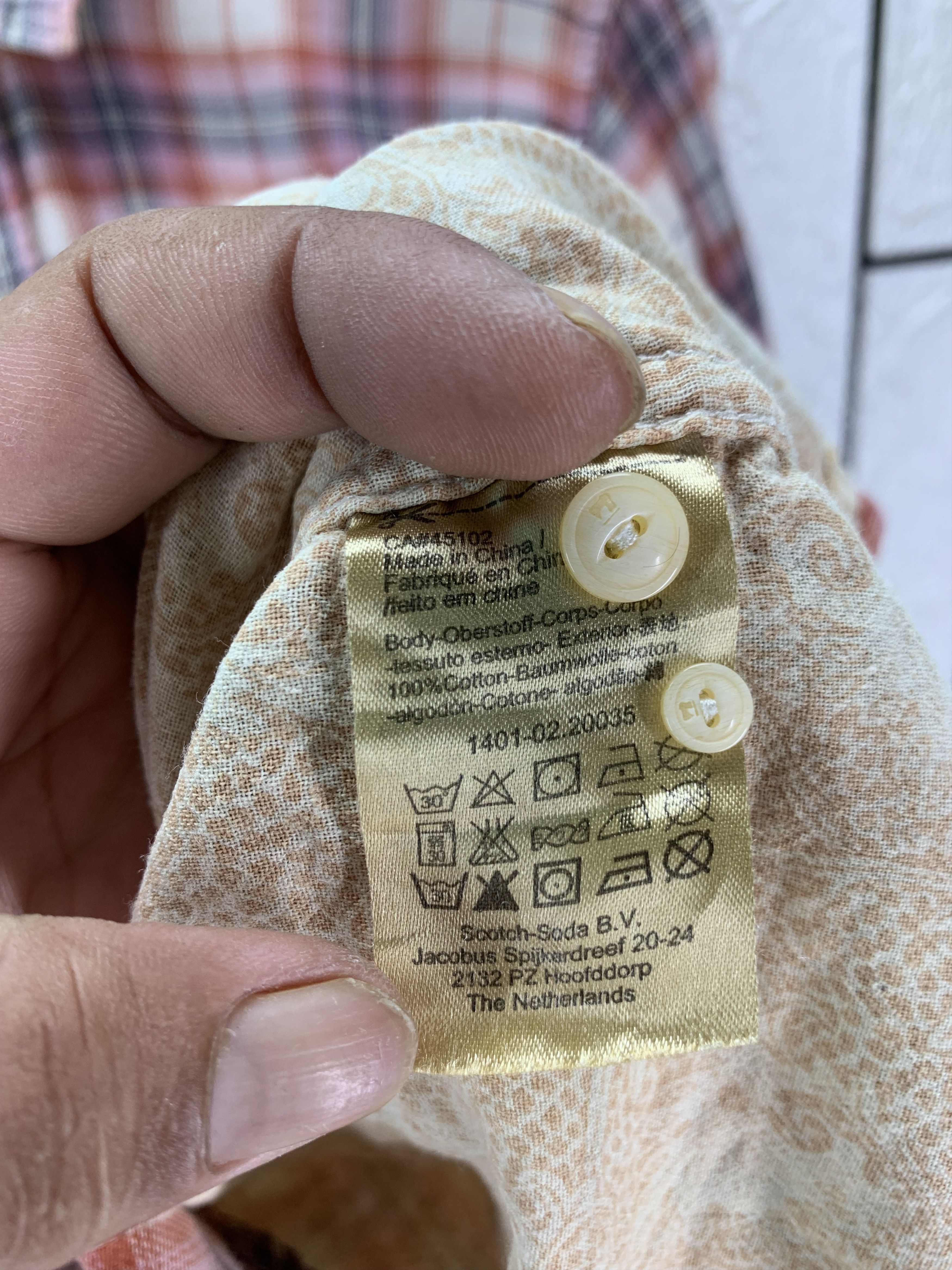 Vintage Vintage Distressed Scotch Soda flannel MGF.CO Size US M / EU 48-50 / 2 - 11 Thumbnail
