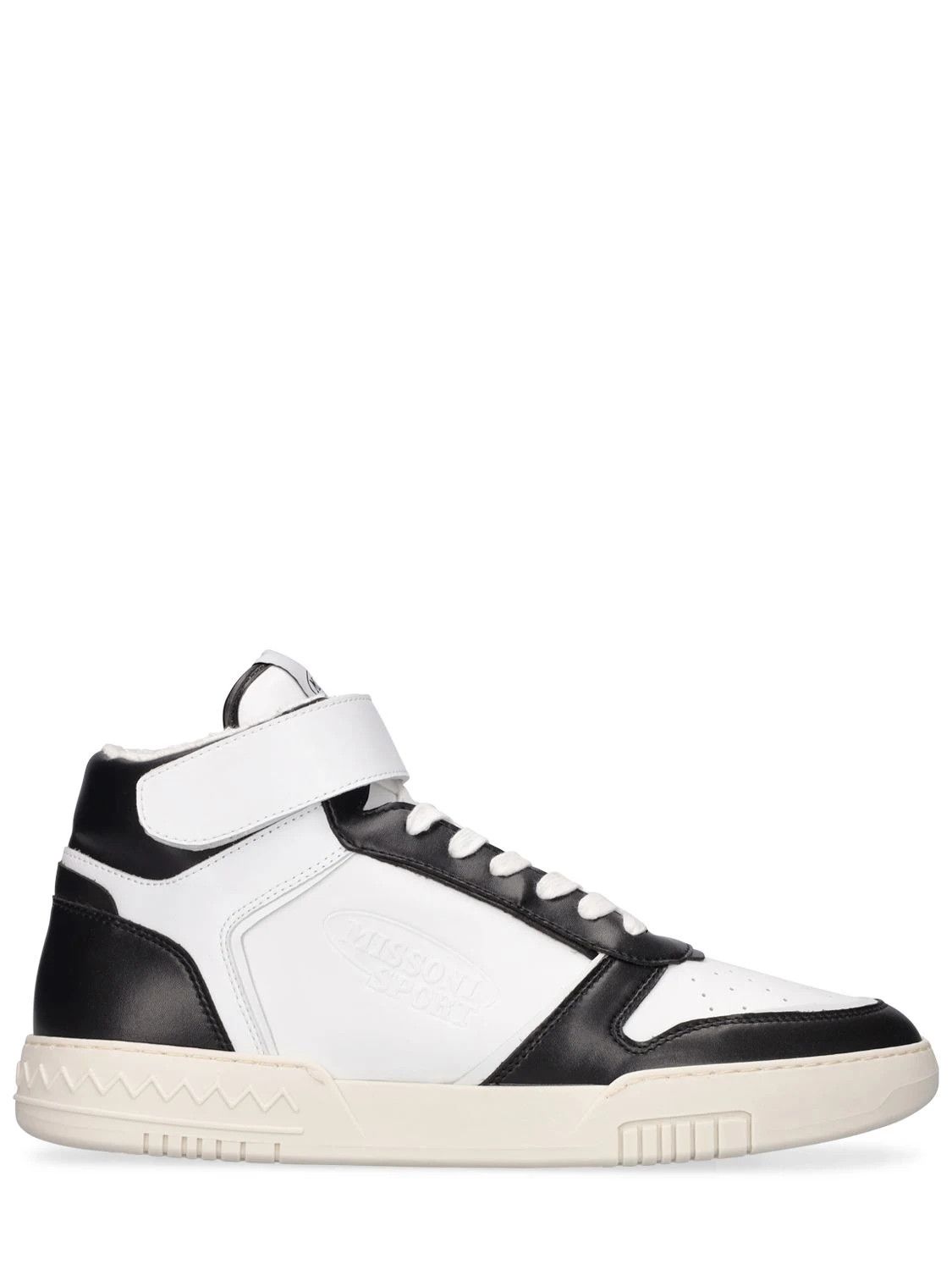 Missoni o1y0225 Hi-Top Sneakers in White/Black Size US 13 / EU 46 - 1 Thumbnail