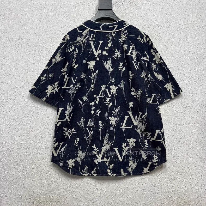 Louis Vuitton Louis Vuitton Wheat Spike Monogrammed Logo Short Sleeve De Size US M / EU 48-50 / 2 - 2 Thumbnail
