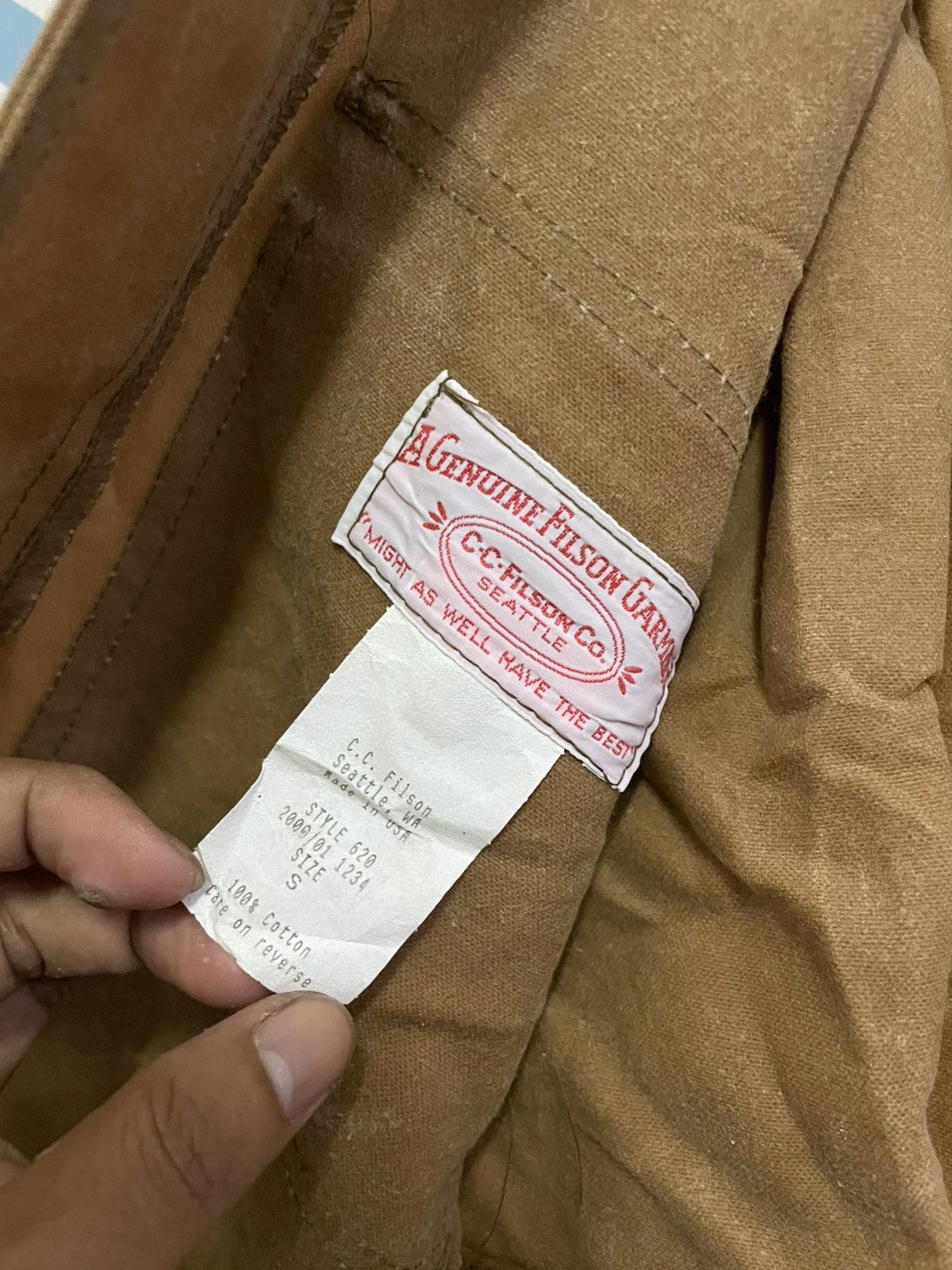 Filson C.C FILSON VINTAGE JACKET Size US S / EU 44-46 / 1 - 4 Thumbnail