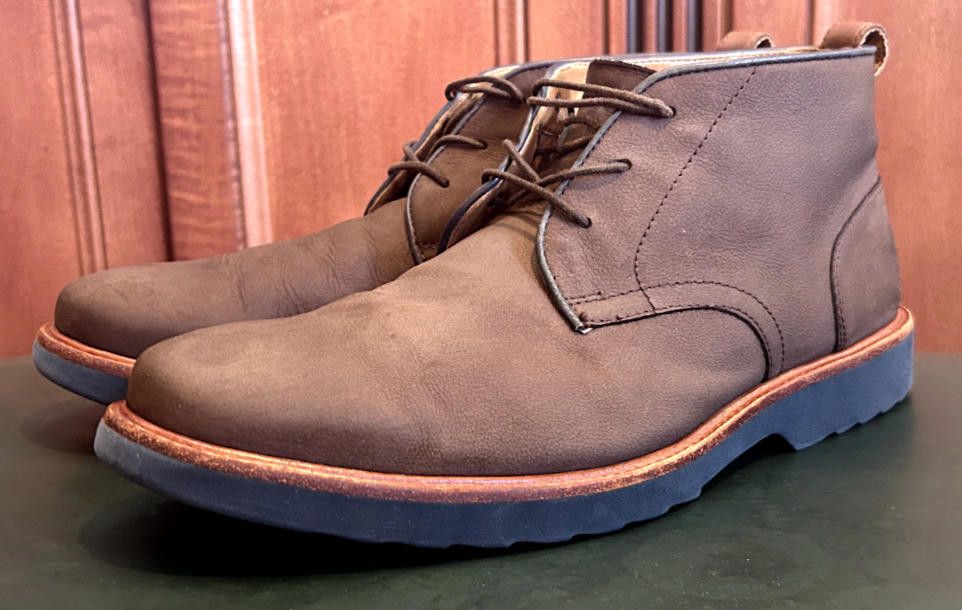 Clarks CLARKS Men's FULHAM HI BROWN LEATHER BOOTS #67498 SIZE 9.5 Size US 9.5 / EU 42-43 - 3 Thumbnail