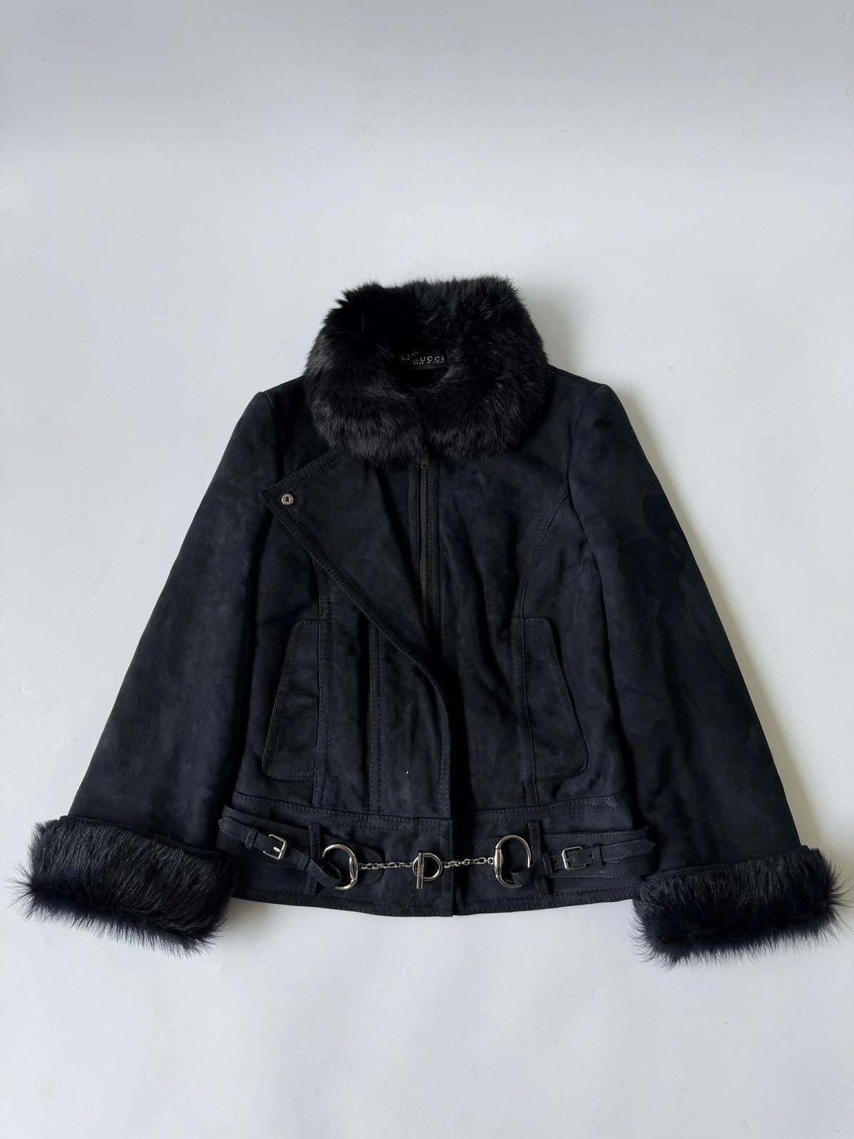 Gucci Gucci Tom Ford Shearling Jacket Size S / US 4 / IT 40 - 1 Thumbnail
