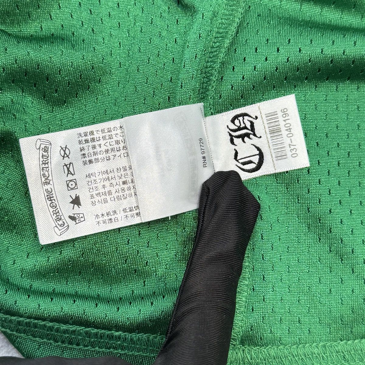 Chrome Hearts CHROME HEARTS Mesh Jersey Long Sleeve Tee GREEN Size US L / EU 52-54 / 3 - 12 Thumbnail