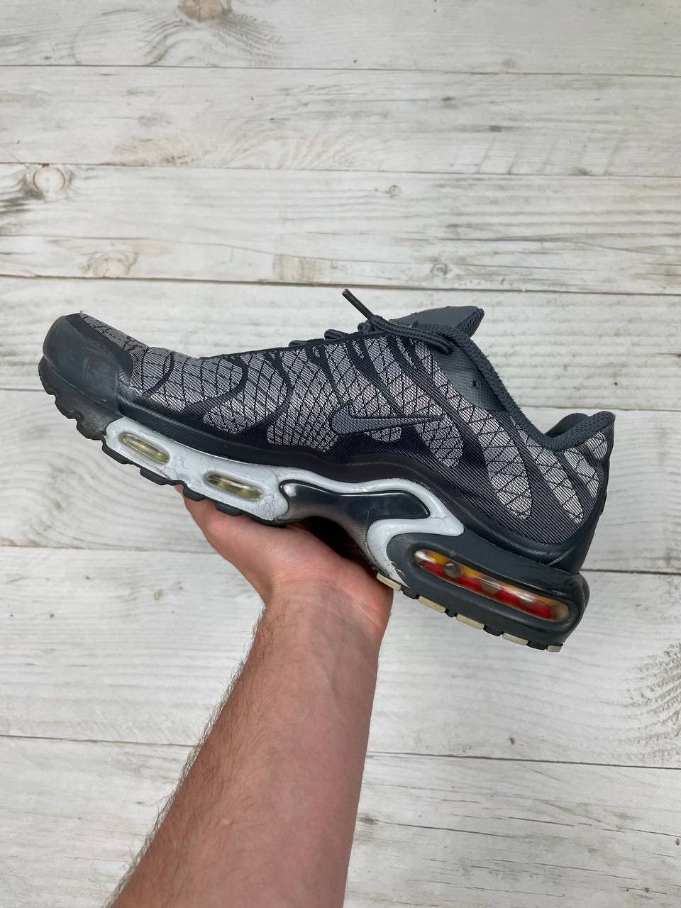 Nike Nike Air Max Plus TN White Grey Trainers Sneakers Size US 11 / EU 44 - 20 Thumbnail
