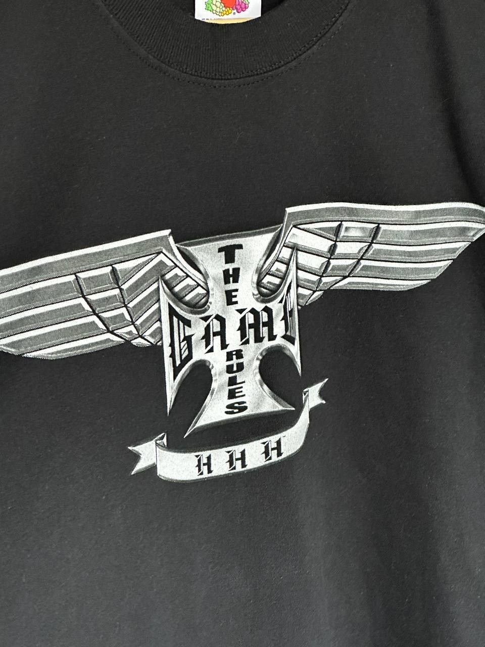 WWE Vintage 2004 WWE Triple H Wrestling USA T Shirt Black Size US L / EU 52-54 / 3 - 4 Thumbnail