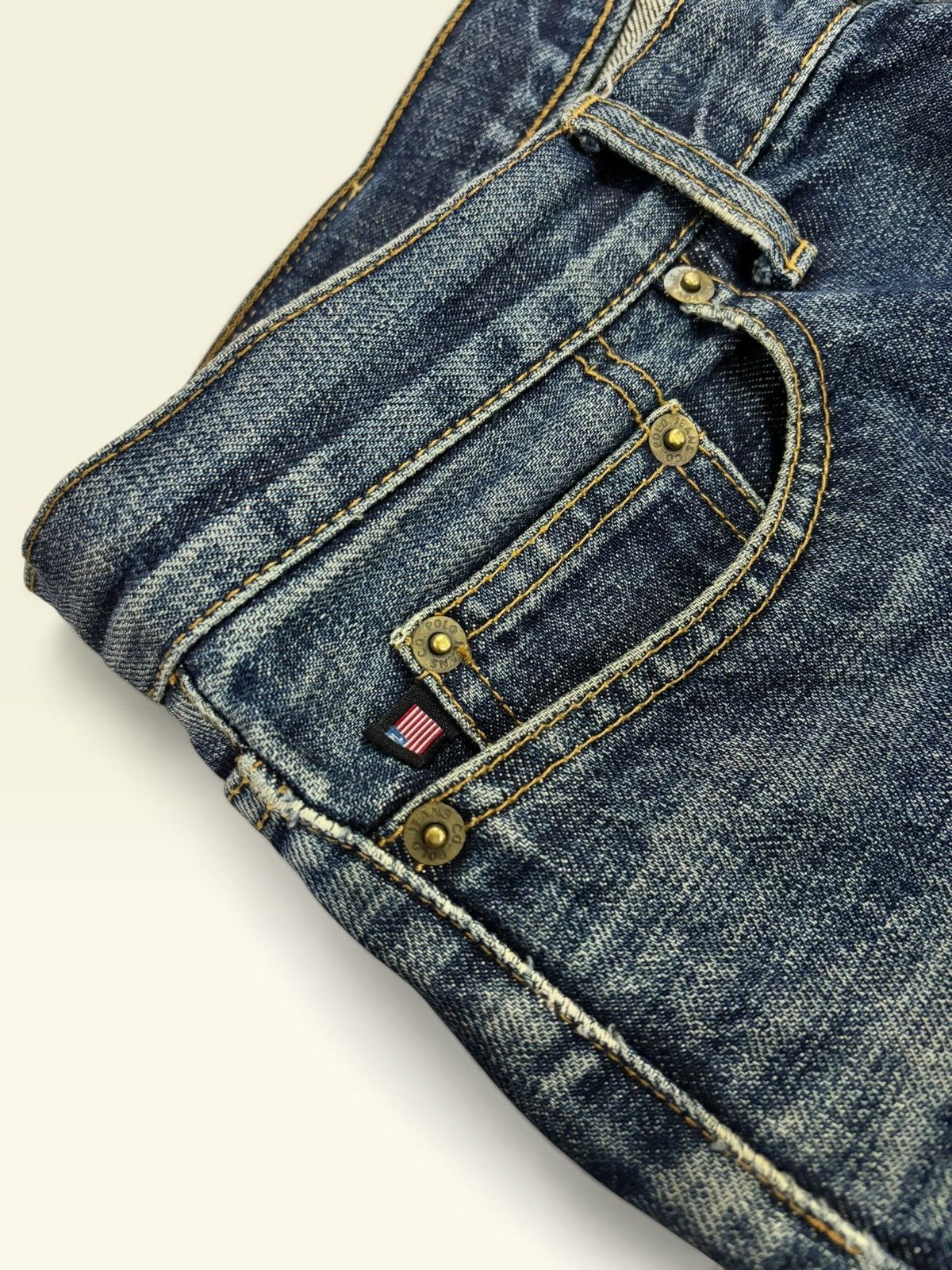 RRL Ralph Lauren 90s RL Ralph Lauren Japan Faded Loose Fit Jeans Size US 30 / EU 46 - 6 Thumbnail