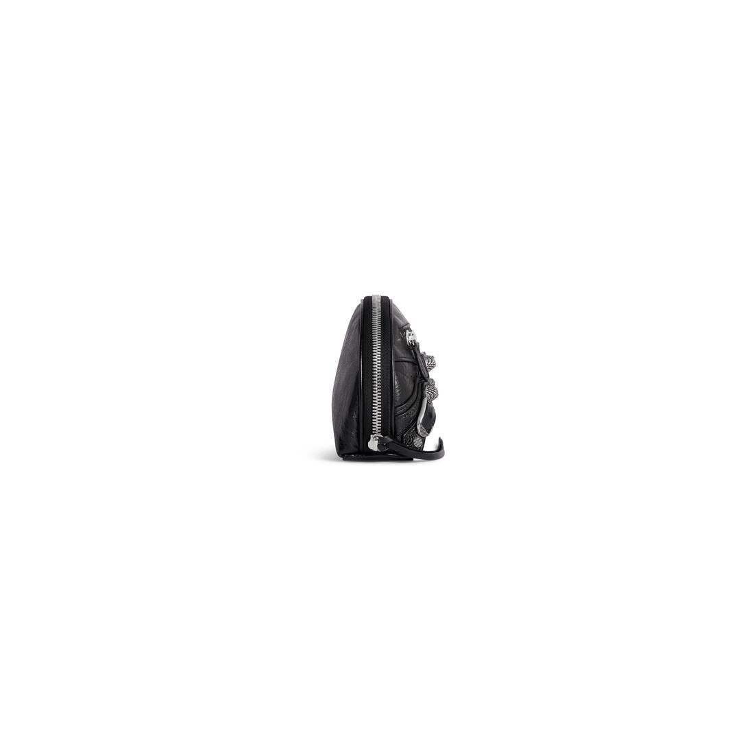 Balenciaga o1srvl11e0825 Size: OS / Le Cagole XS Cosmetic Pouch Black Size ONE SIZE - 3 Thumbnail