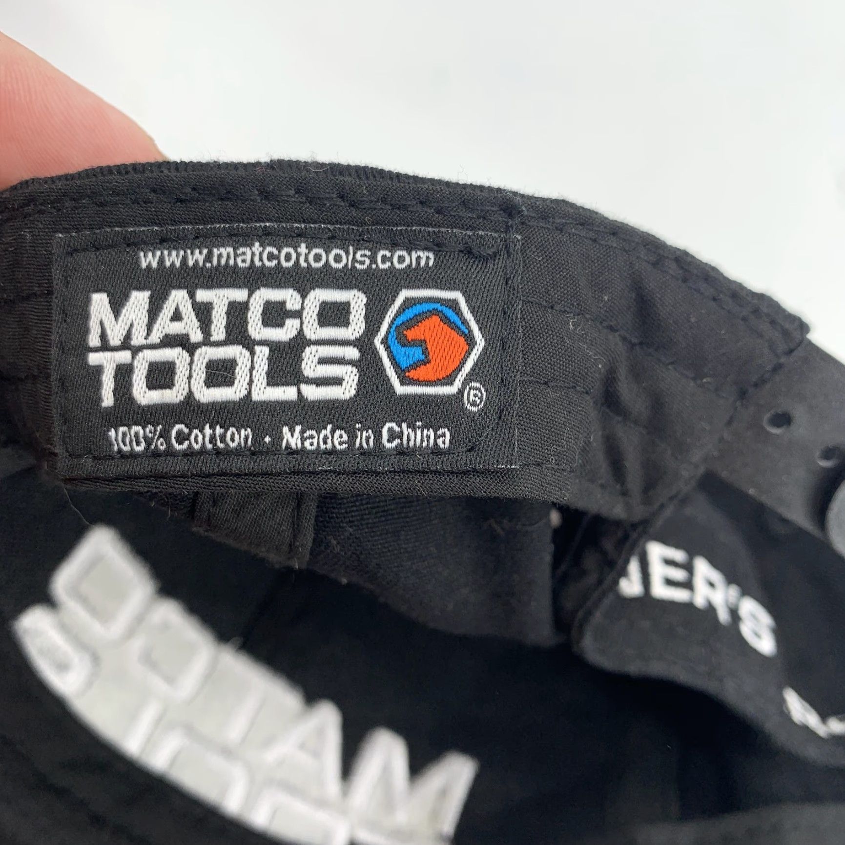 Logo 7 Matco Tools Hat Mens One Size Black Snap Back Winner's Circle Racing Logo Size ONE SIZE - 7 Thumbnail