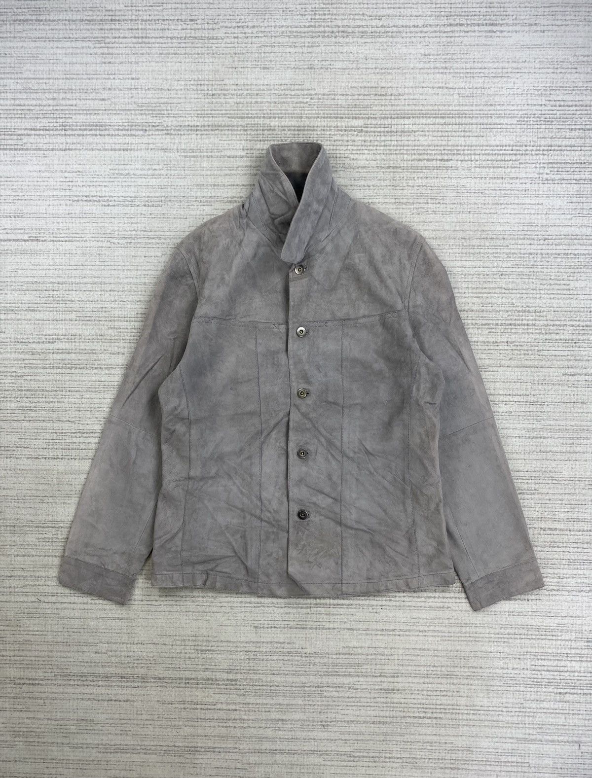 ABAHOUSE Vintage Abahouse Buttoned Leather Jacket Size US M / EU 48-50 / 2 - 5 Thumbnail