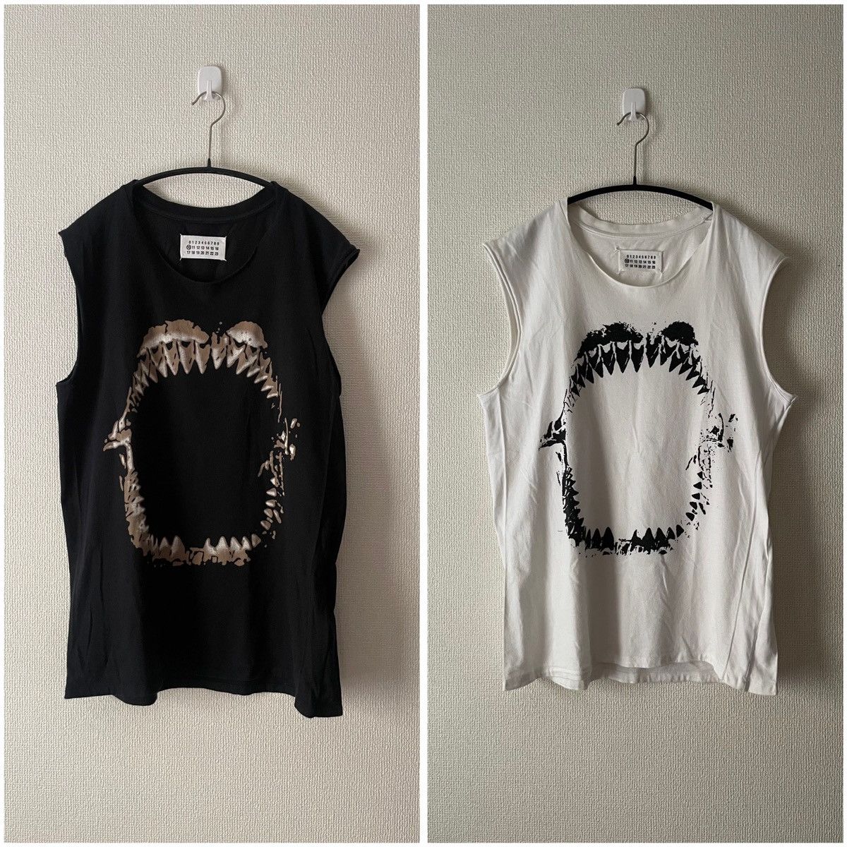 Maison Margiela ss08 Shark Tooth Tank Top set | Grailed
