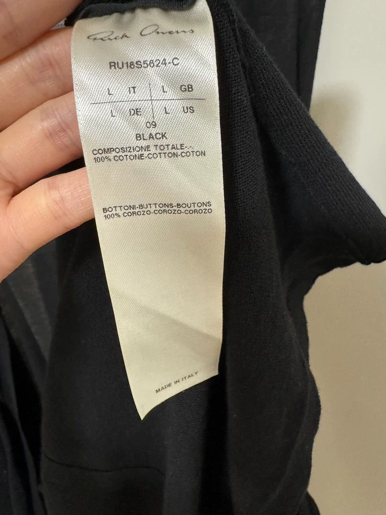 Rick Owens Rick Owens Black Knit Cardigan sweater Size US L / EU 52-54 / 3 - 3 Thumbnail