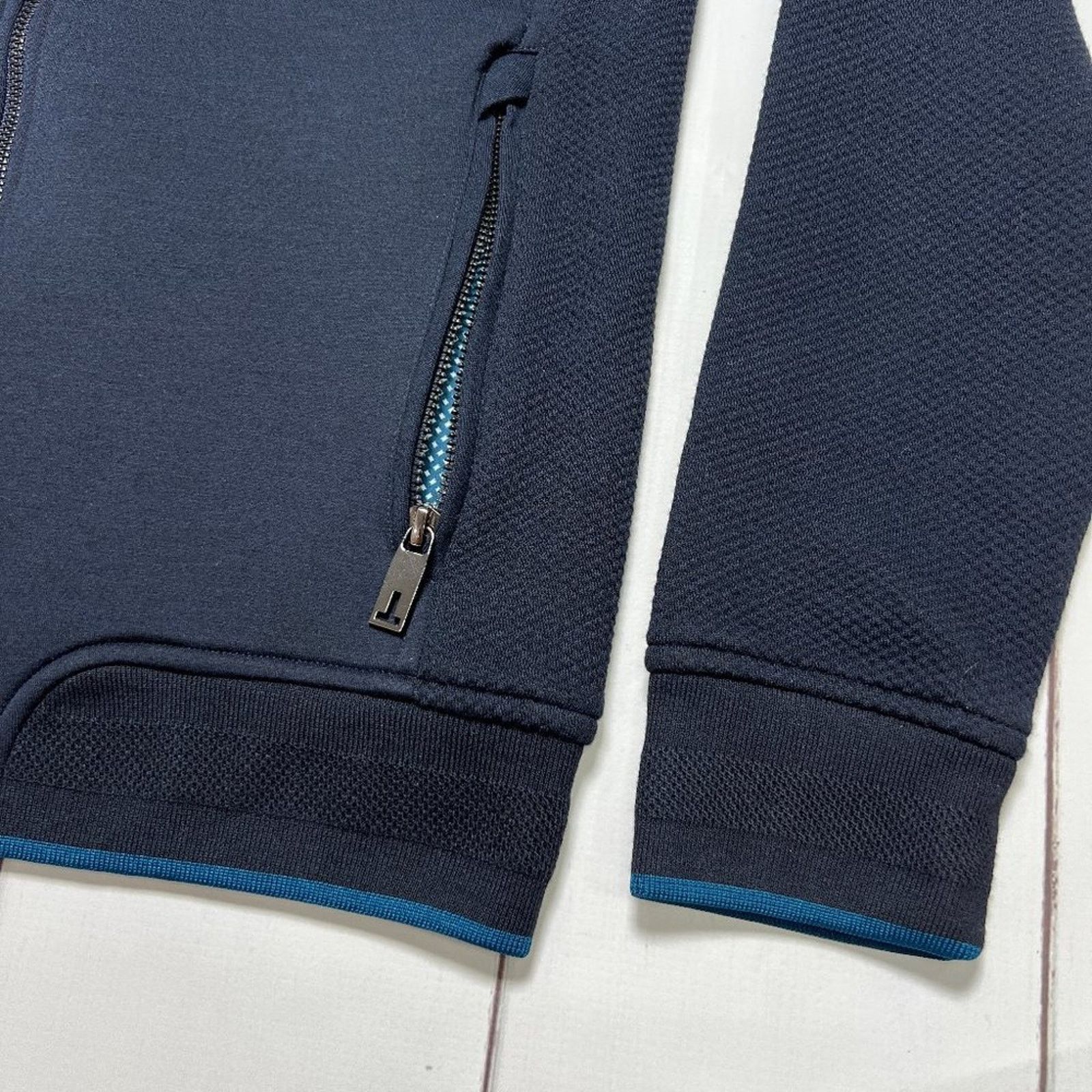 Ted Baker Ted Baker Holla Bomber Jacket Navy Fleece Size S Size US S / EU 44-46 / 1 - 7 Thumbnail
