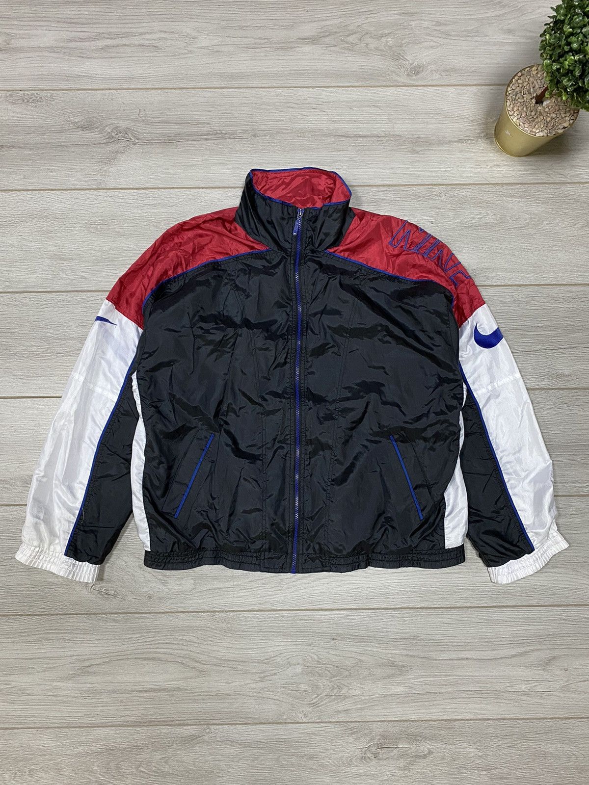 Vintage Nike 1990 dead stock vintage track suit pants + jacket Size US L / EU 52-54 / 3 - 2 Thumbnail
